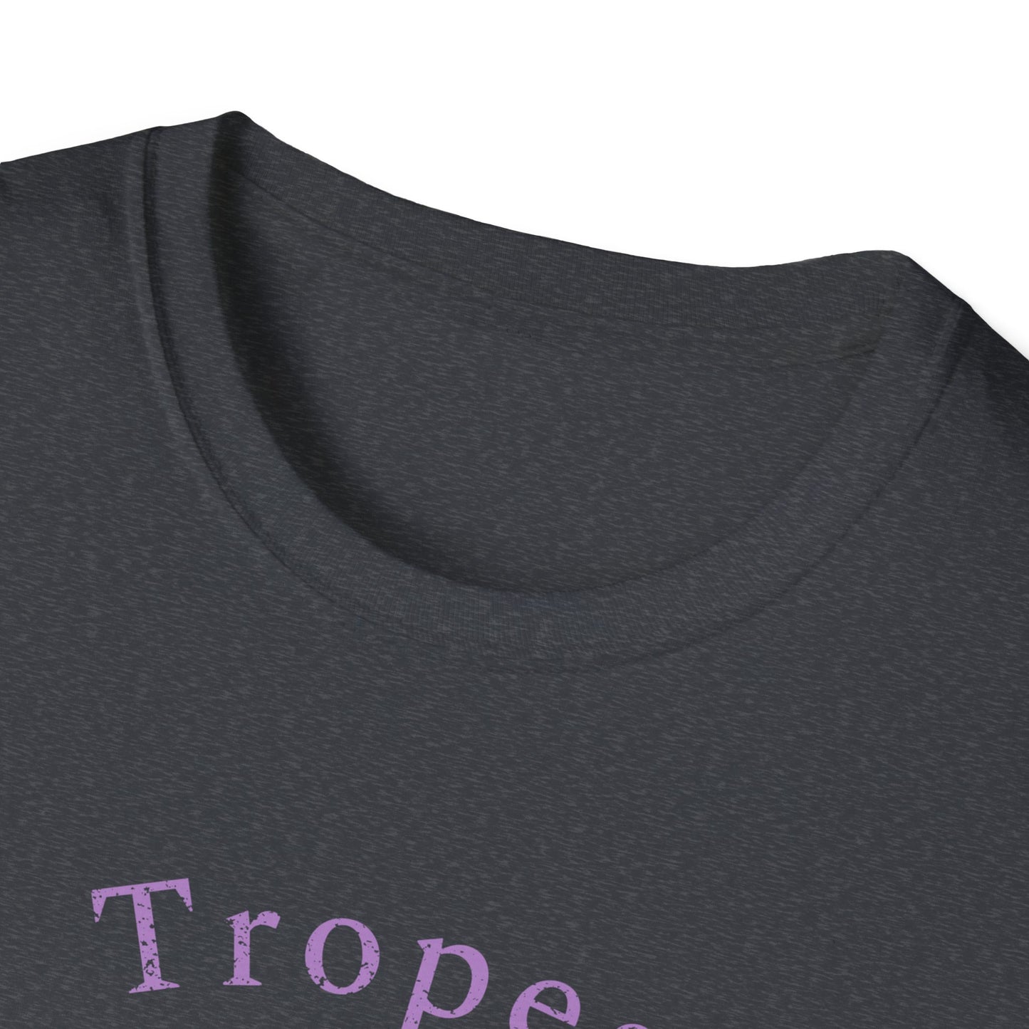 Tropes Before Folks: The Ultimate Fanfic Lovers Unisex Softstyle T-Shirt