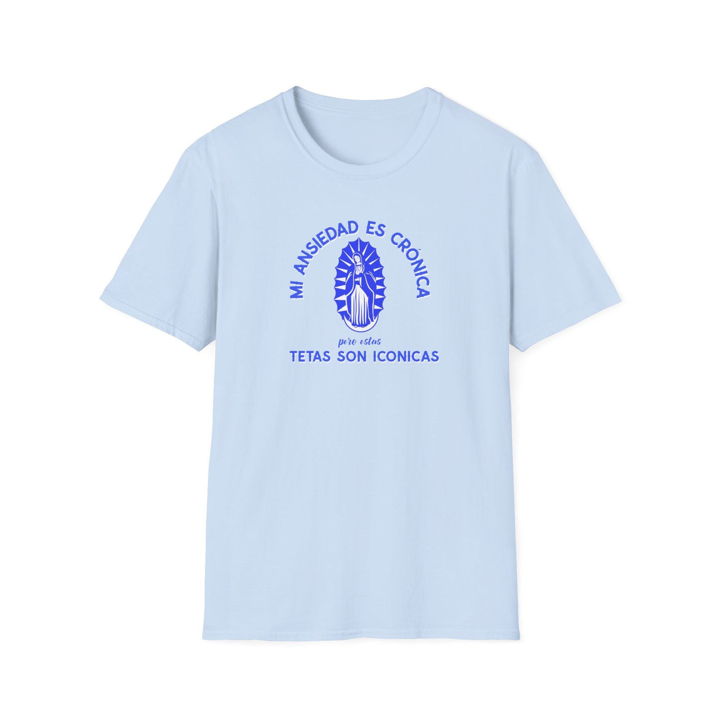 Latina humor Crónica Ansiedad, Icónica Confianza Unisex Statement Tee