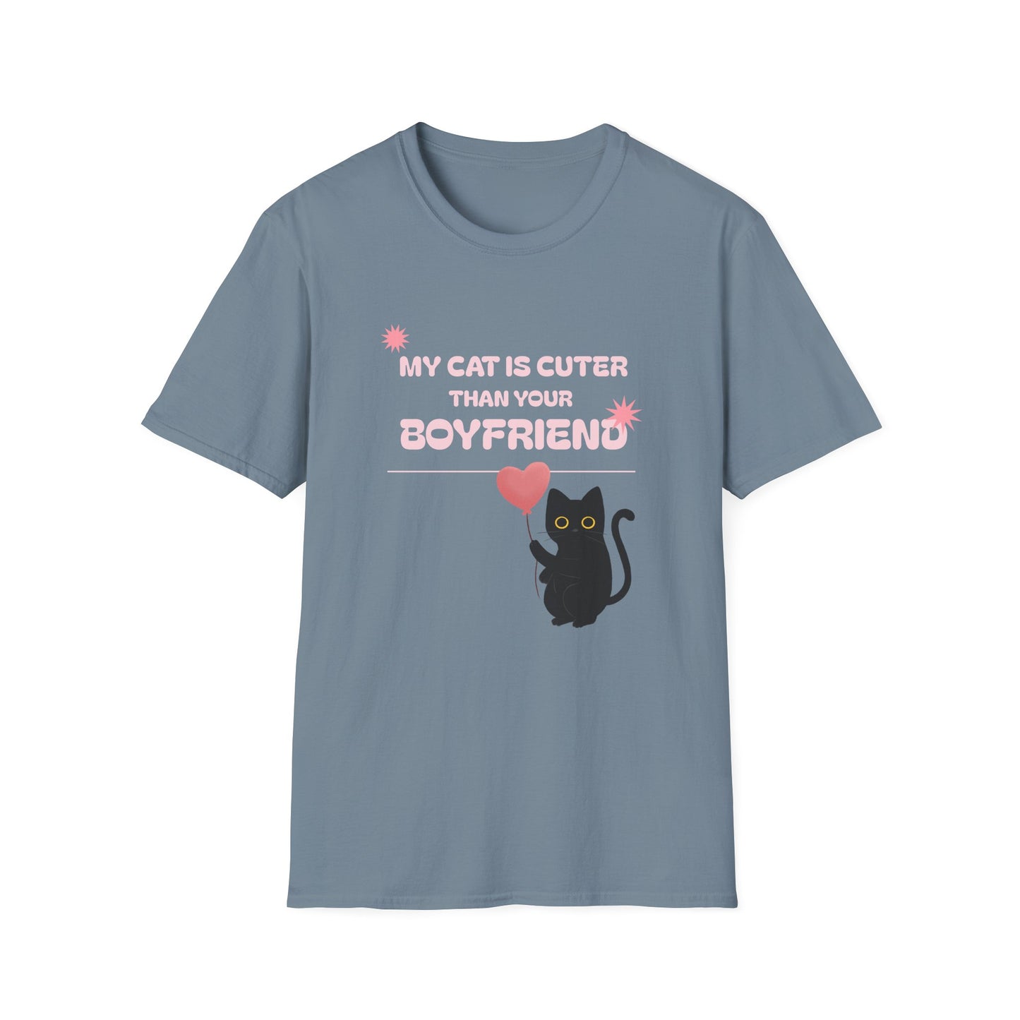 “My Cat Is Cuter Than Your Boyfriend” T-Shirt – Sorry, Not Sorry 😼💅