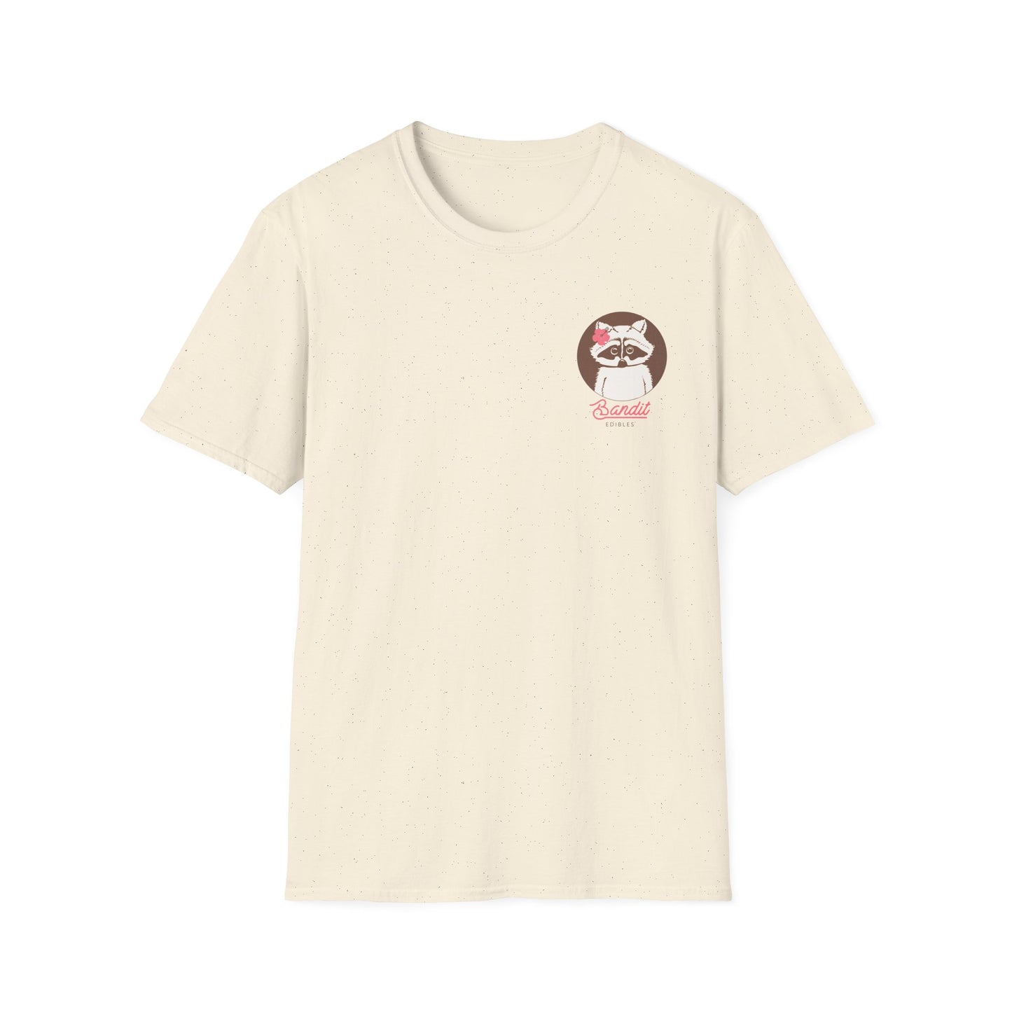 Bandit Edibles Style Your Go-To Summer Tee Surf Style Raccoon Logo