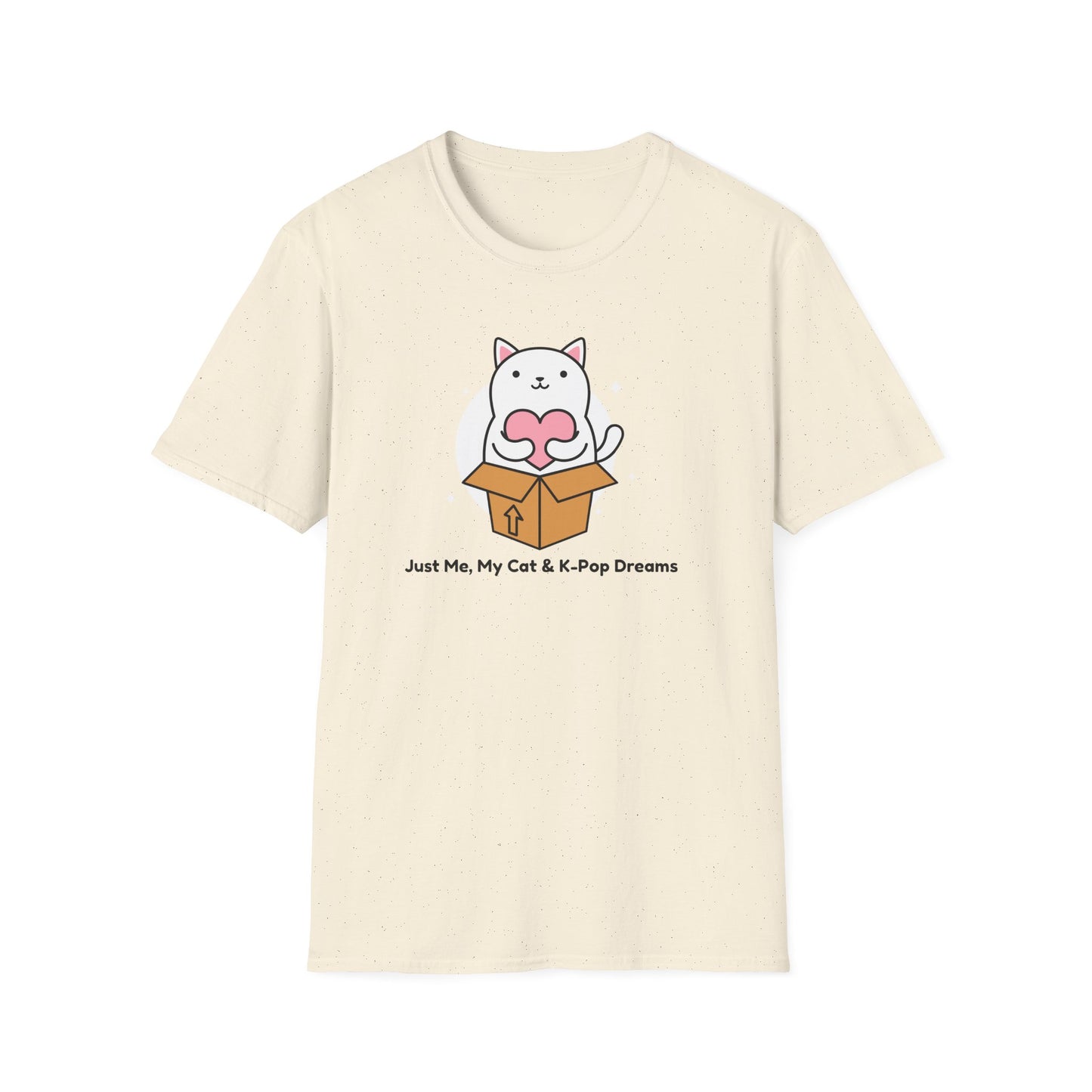 KPOP fan cat lover Just me, my cat, and kpop dreams funny t
