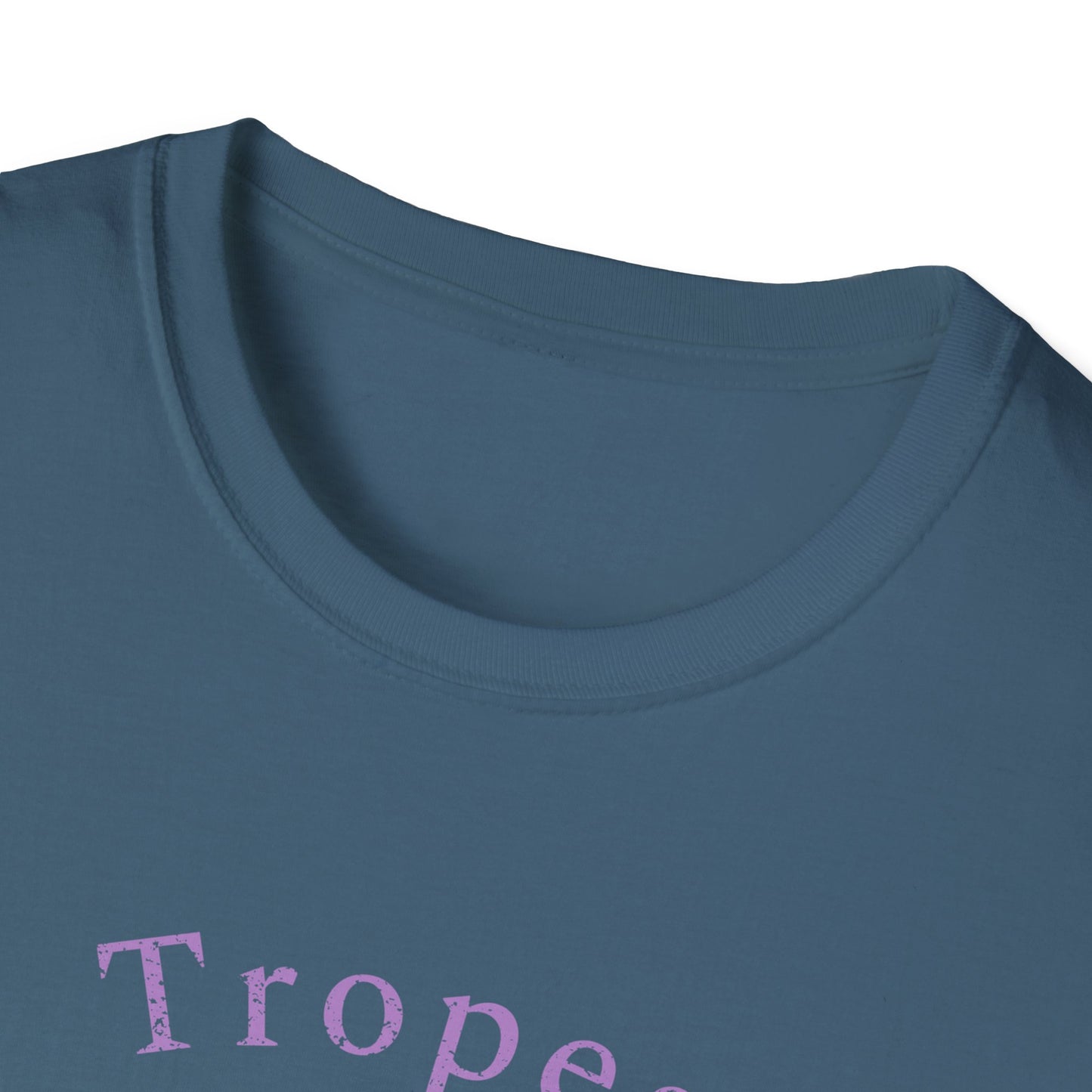 Tropes Before Folks: The Ultimate Fanfic Lovers Unisex Softstyle T-Shirt