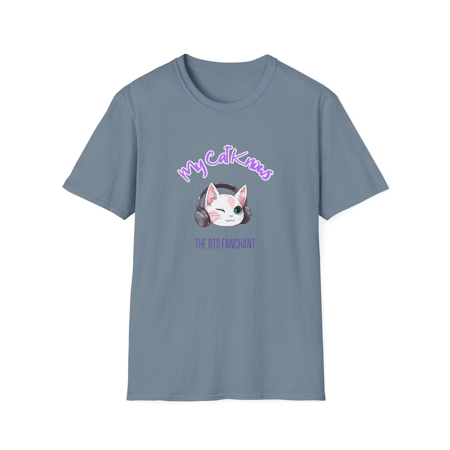 BTS Funny T My cat knows the BTS fanchant custom fan shirt