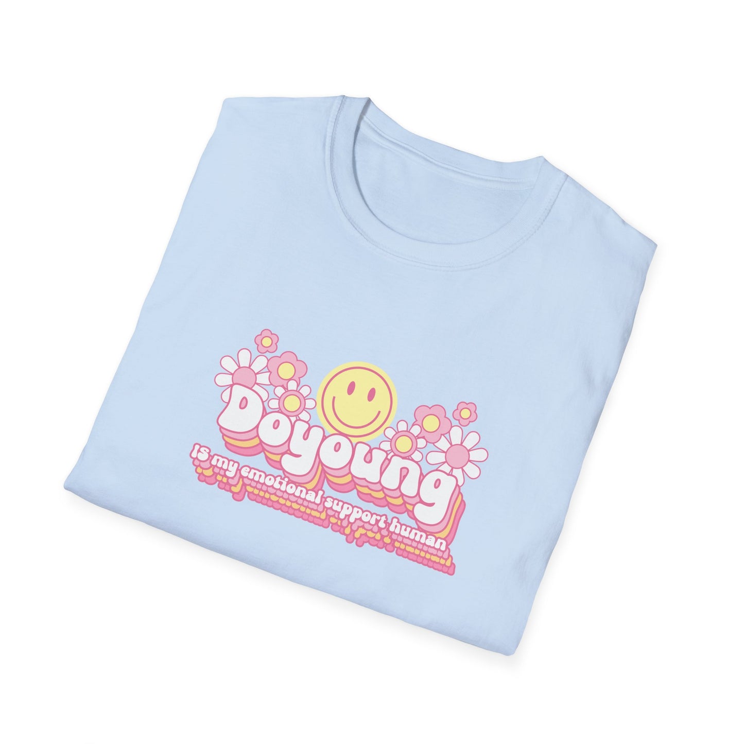NCT Doyoung is my emotional support human unisex softstyle tshirt because who needs therapy when you have Kim Doyoung