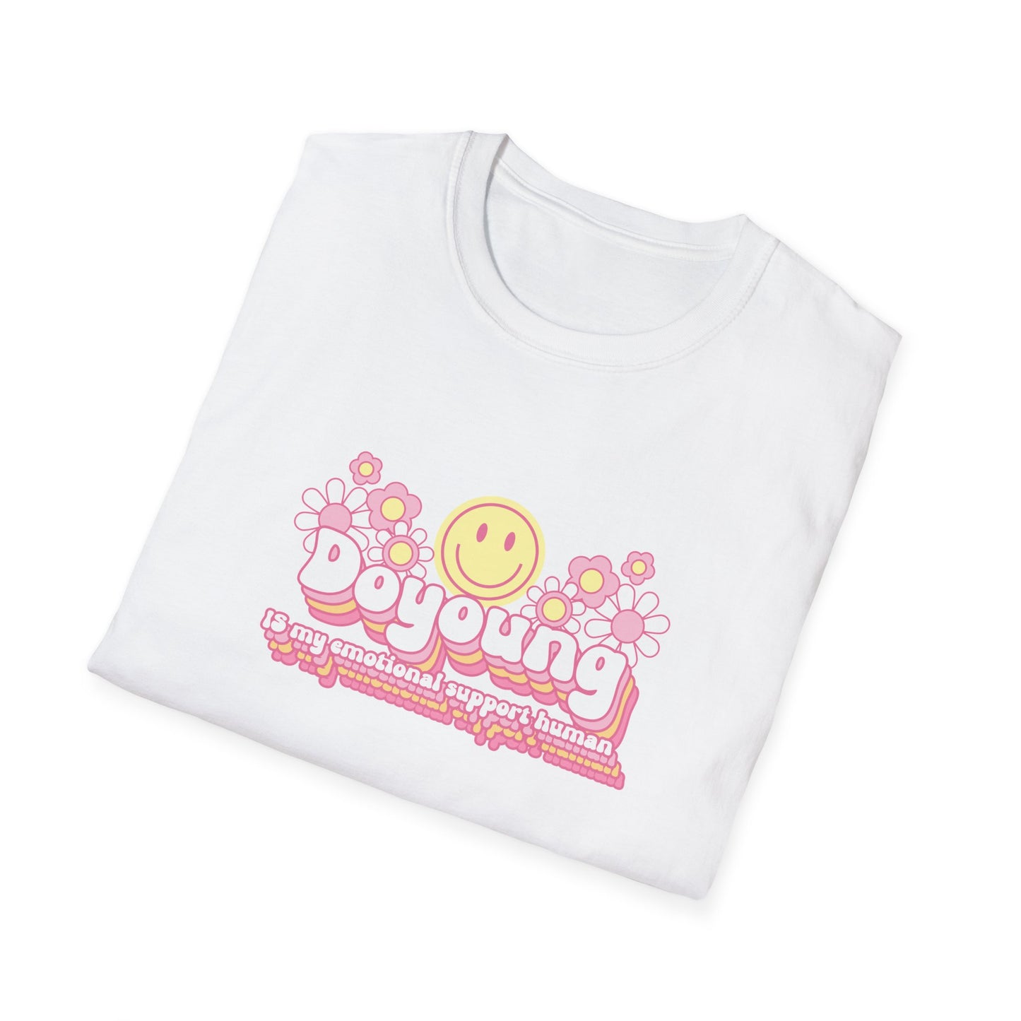 NCT Doyoung is my emotional support human unisex softstyle tshirt because who needs therapy when you have Kim Doyoung