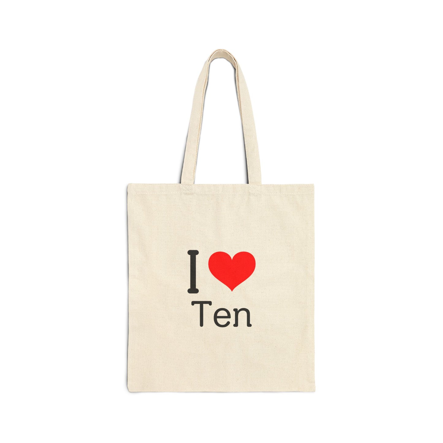 WayV I love Ten Cotton Canvas Tote Bag  Unleash Your Inner Icon Tenlee