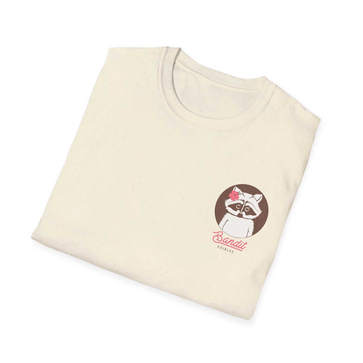 Bandit Edibles Style Your Go-To Summer Tee Surf Style Raccoon Logo