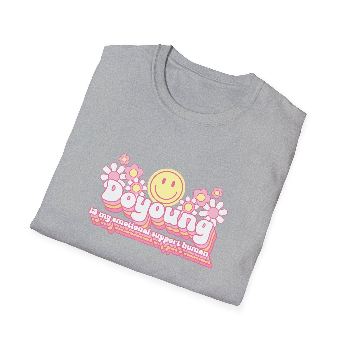 NCT Doyoung is my emotional support human unisex softstyle tshirt because who needs therapy when you have Kim Doyoung