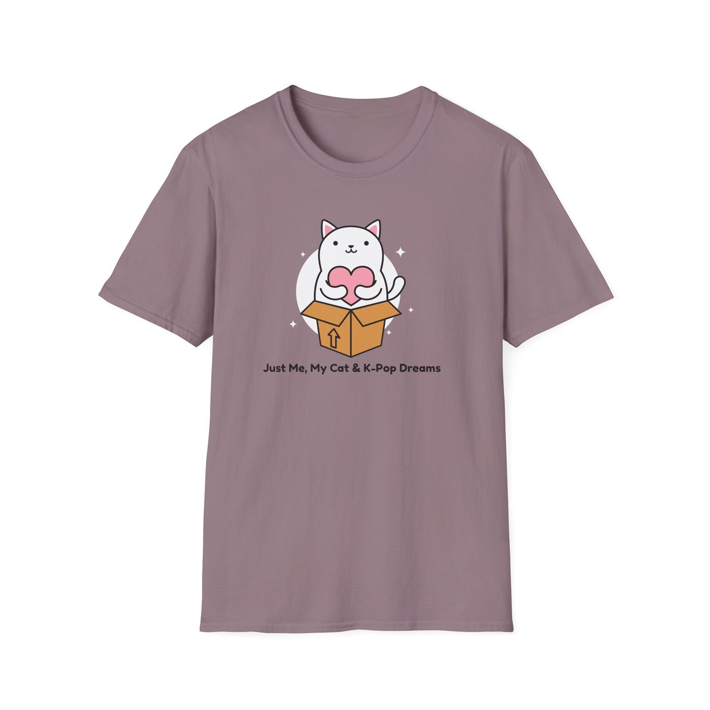 KPOP fan cat lover Just me, my cat, and kpop dreams funny t