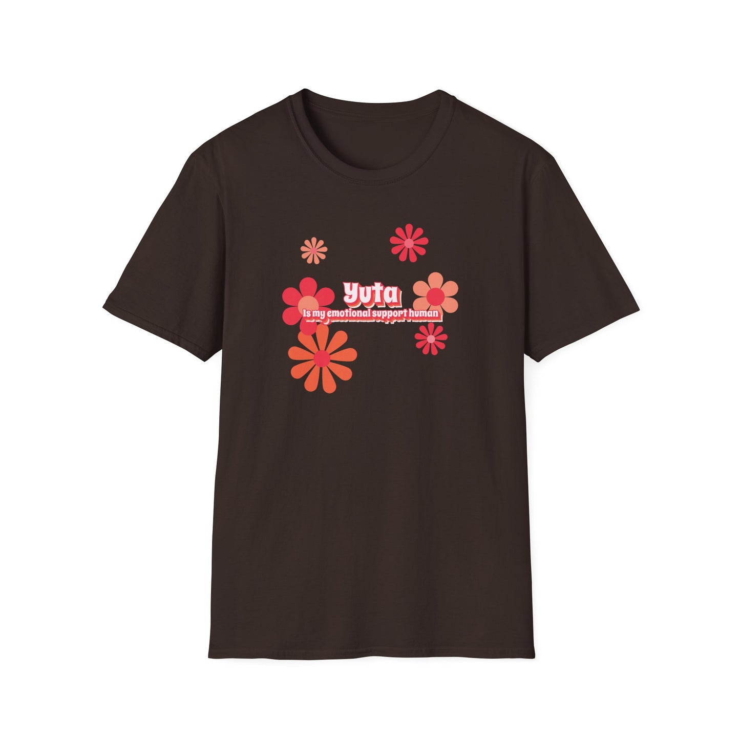 NCT127 Yuta is my emotional support human unisex softstyle tshirt