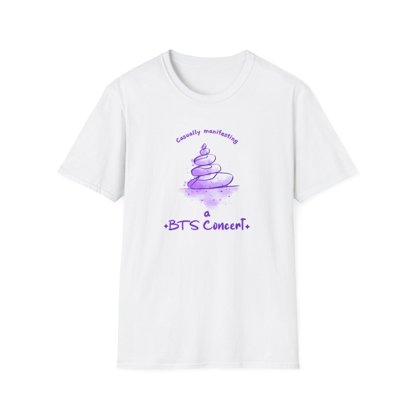 BTS Funny T. Casually manifesting a BTS concert custom fan shirt