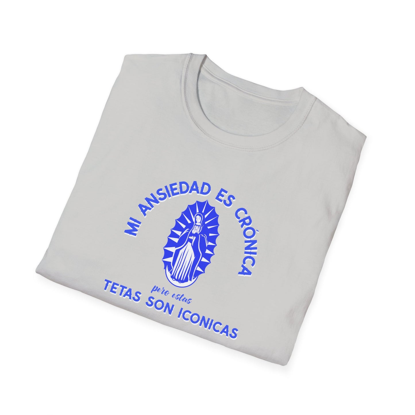 Latina humor Crónica Ansiedad, Icónica Confianza Unisex Statement Tee