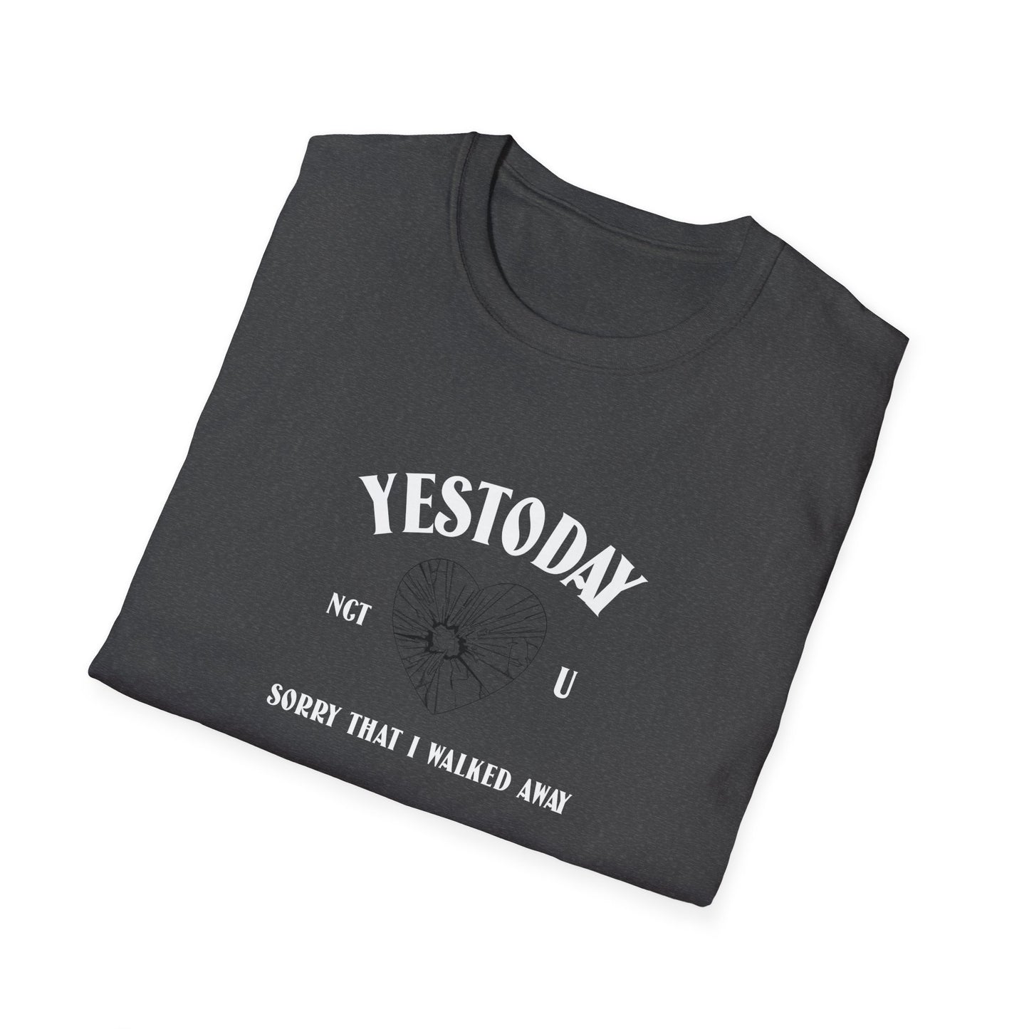 NCT U Yestoday Lyric fan tee unisex softstyle T-Shirt Doyoung Lucas Taeyong Wayv