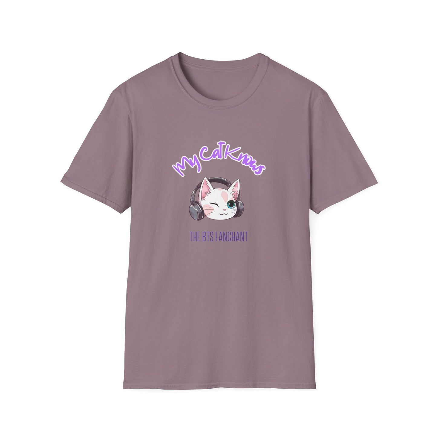 BTS Funny T My cat knows the BTS fanchant custom fan shirt