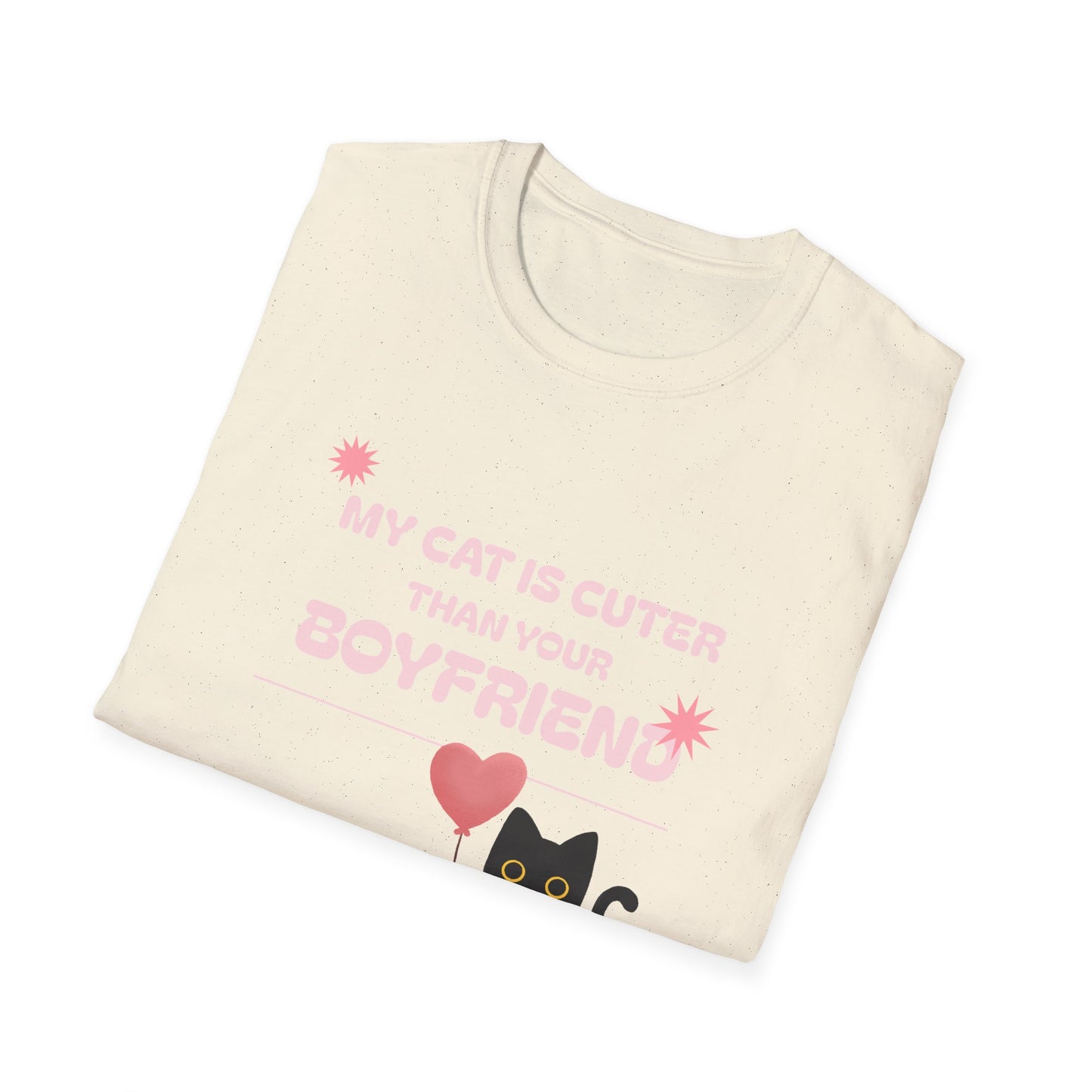 “My Cat Is Cuter Than Your Boyfriend” T-Shirt – Sorry, Not Sorry 😼💅