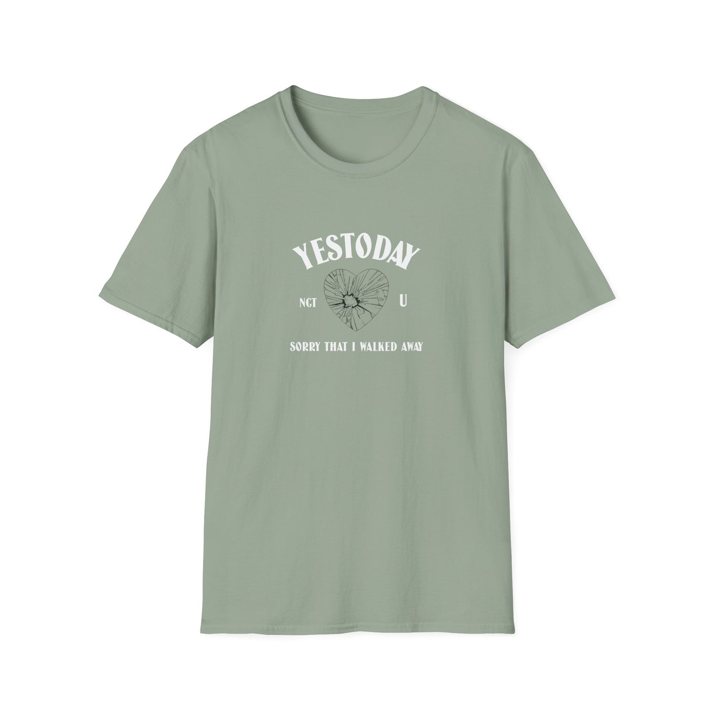 NCT U Yestoday Lyric fan tee unisex softstyle T-Shirt Doyoung Lucas Taeyong Wayv