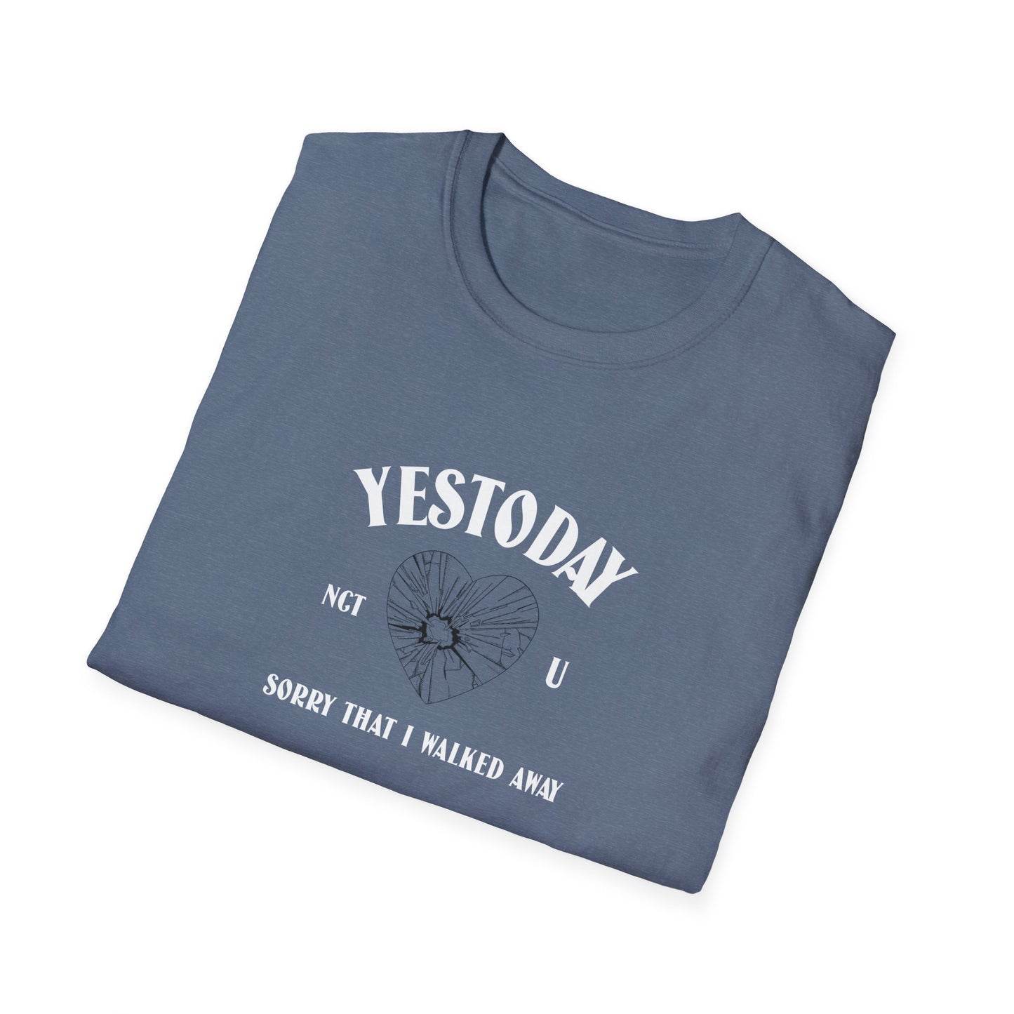 NCT U Yestoday Lyric fan tee unisex softstyle T-Shirt Doyoung Lucas Taeyong Wayv