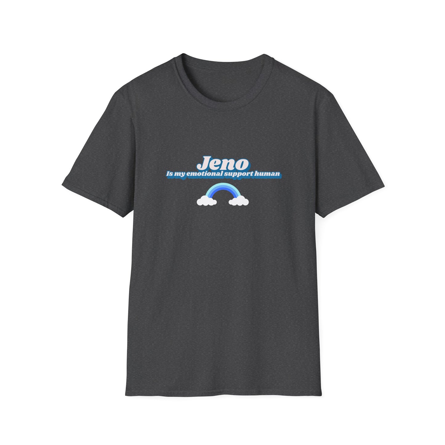 NCTDream Jeno is my emotional support human unisex softstyle t-shirt funny graphic tee