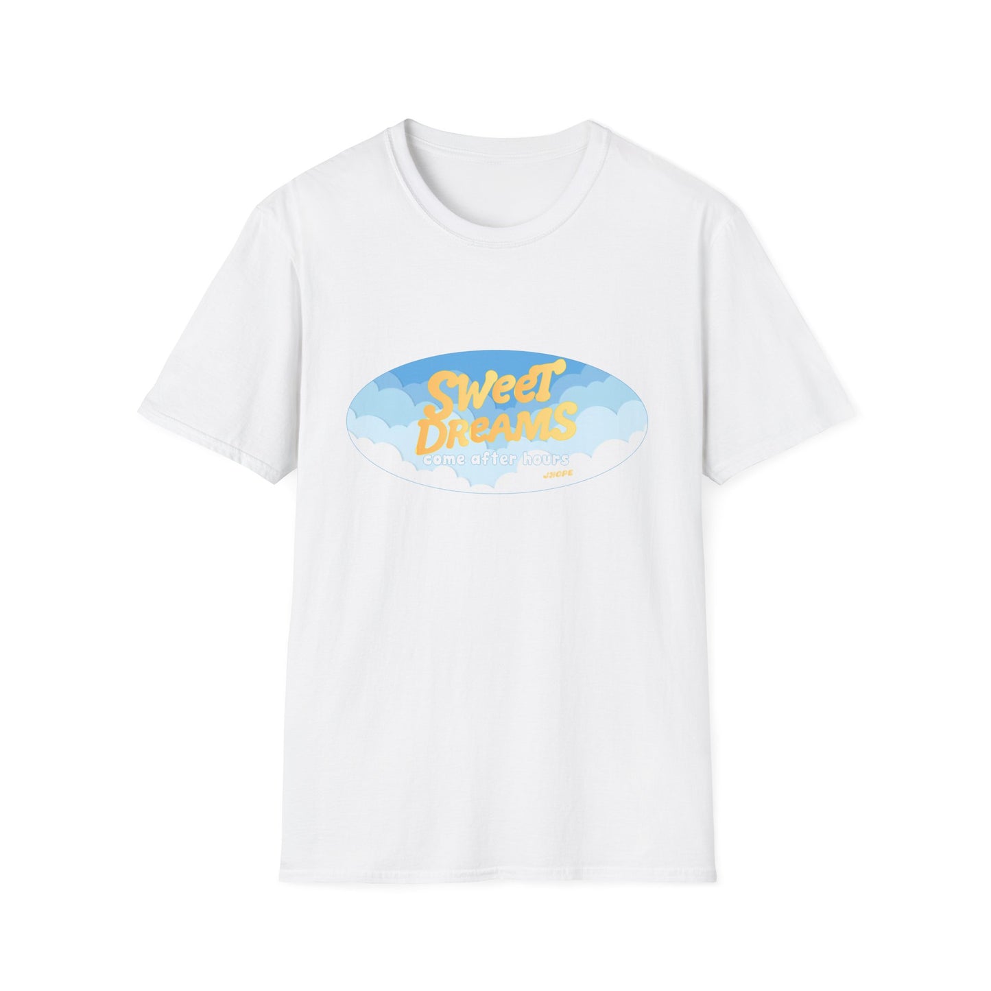 Jhope exclusive cloudscape unisex softstyle tee soar through sweet dreams