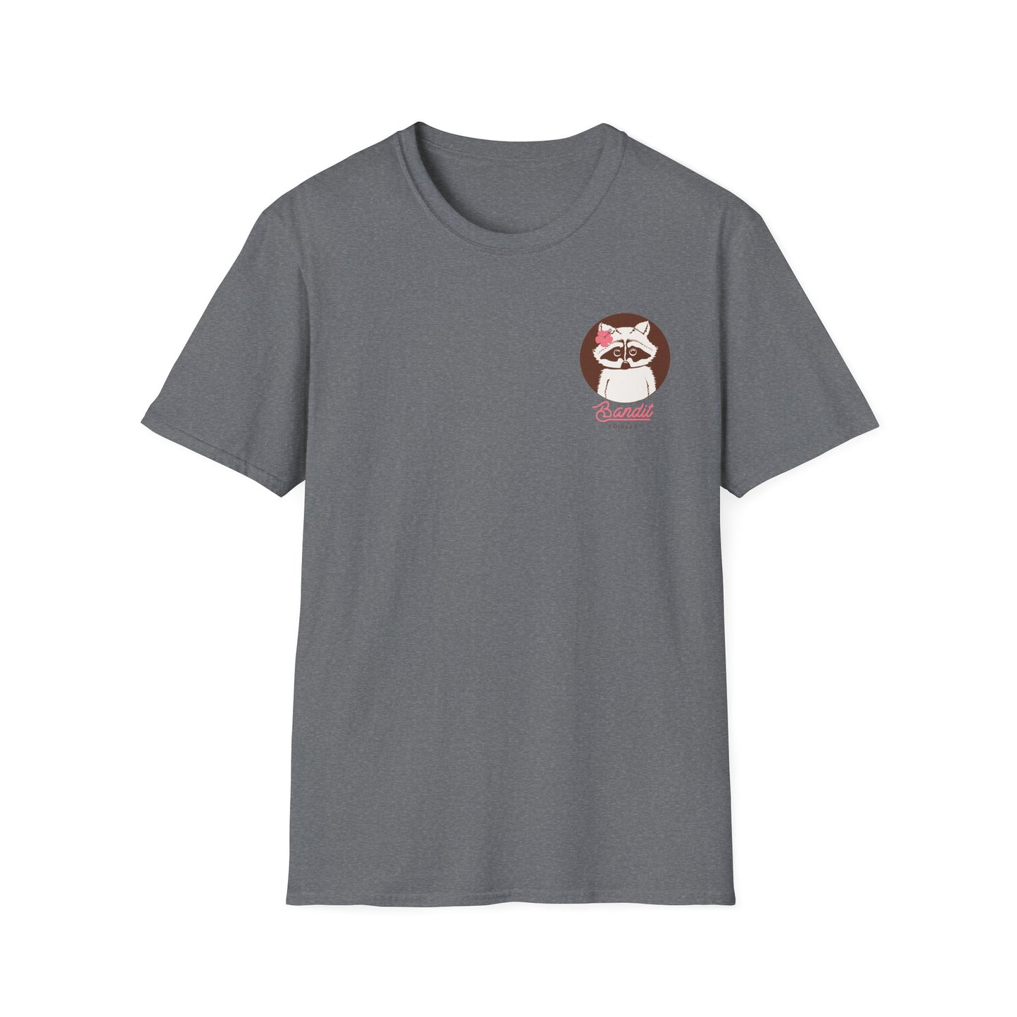 Bandit Edibles Style Your Go-To Summer Tee Surf Style Raccoon Logo