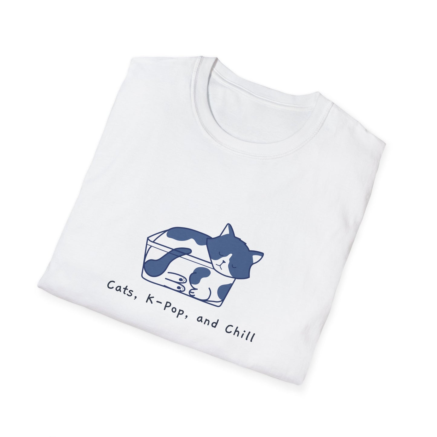 Cats, Kpop and chill Kpop custom fan shirt
