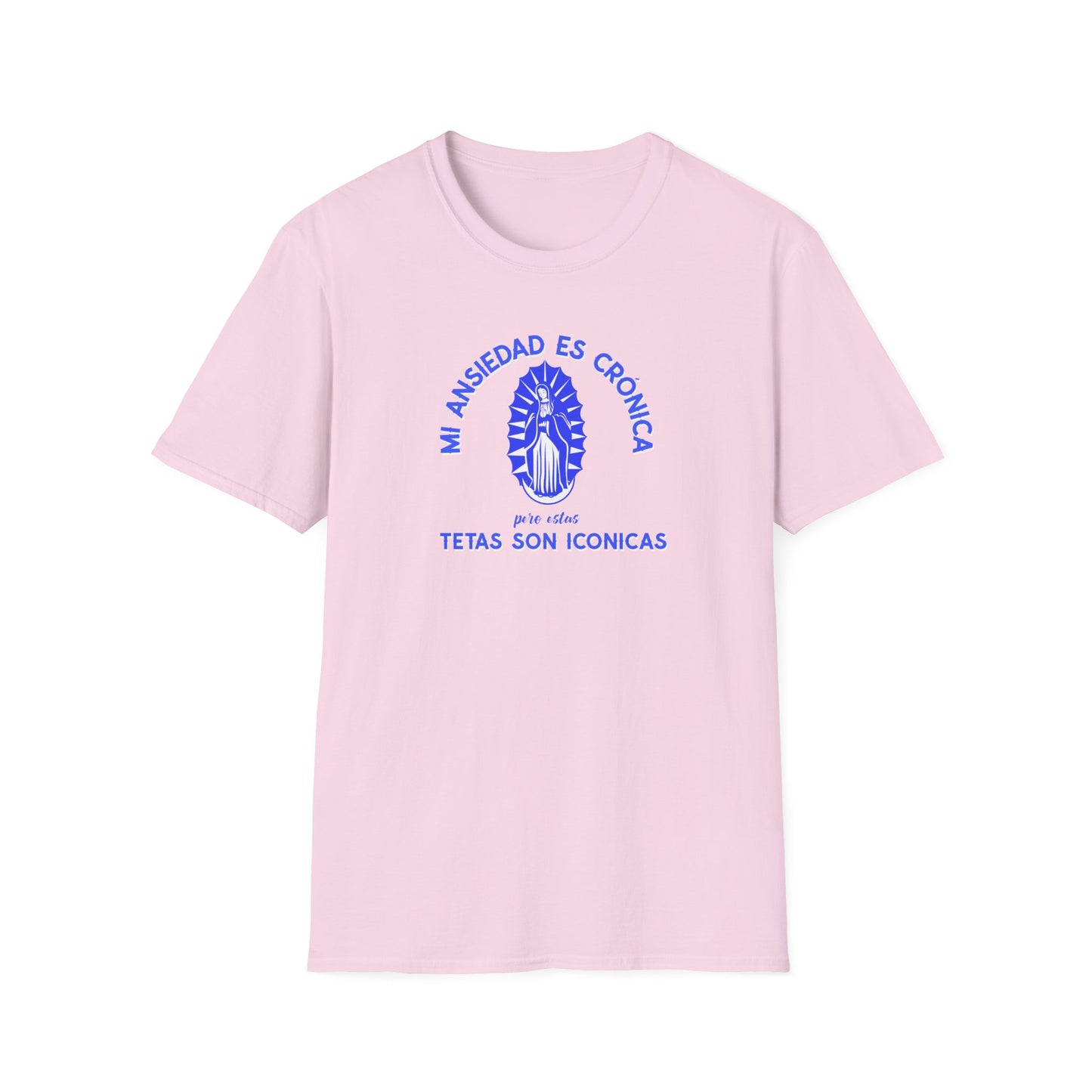 Latina humor Crónica Ansiedad, Icónica Confianza Unisex Statement Tee