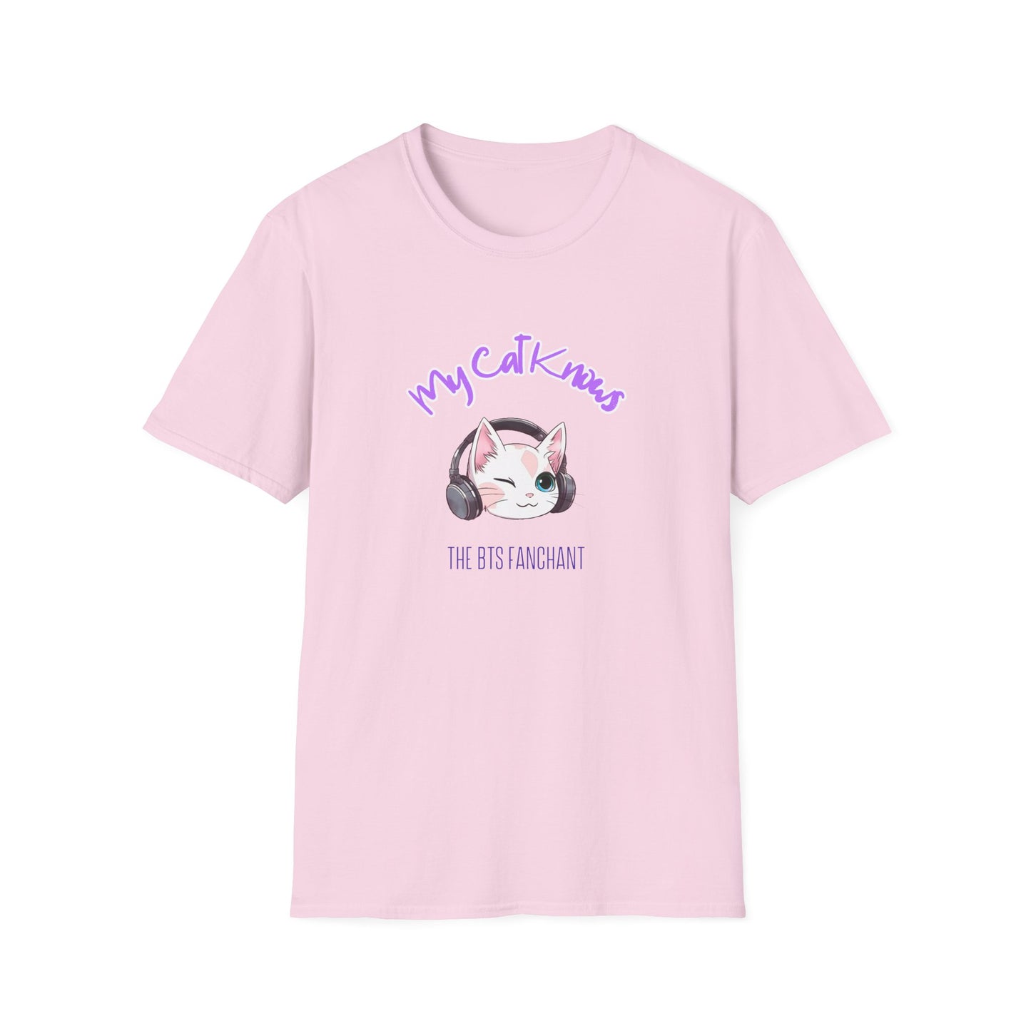 BTS Funny T My cat knows the BTS fanchant custom fan shirt