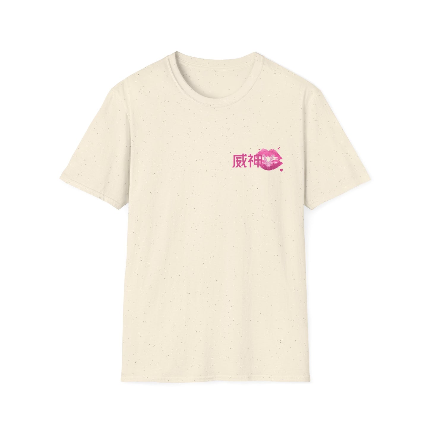 WayV Kpop Logo Pink Kiss Unisex T-Shirt, Softstyle Tee for Fans, Gift for WayV Lovers, Kpop Merchandise, Trendy Graphic Shirt