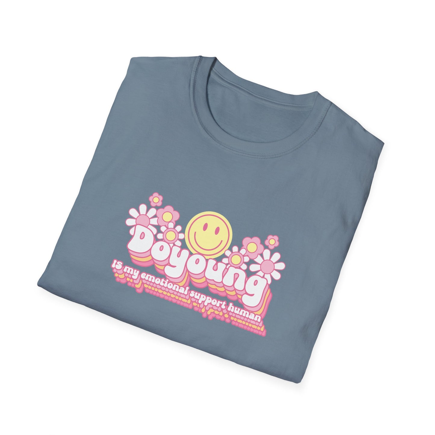 NCT Doyoung is my emotional support human unisex softstyle tshirt because who needs therapy when you have Kim Doyoung
