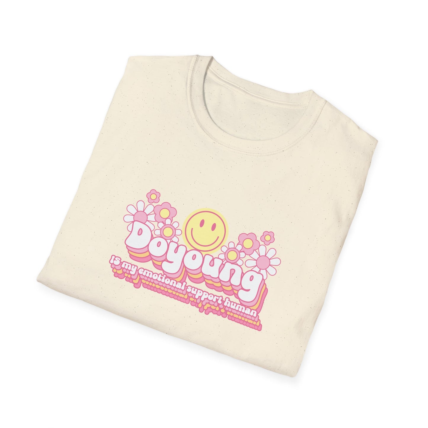 NCT Doyoung is my emotional support human unisex softstyle tshirt because who needs therapy when you have Kim Doyoung