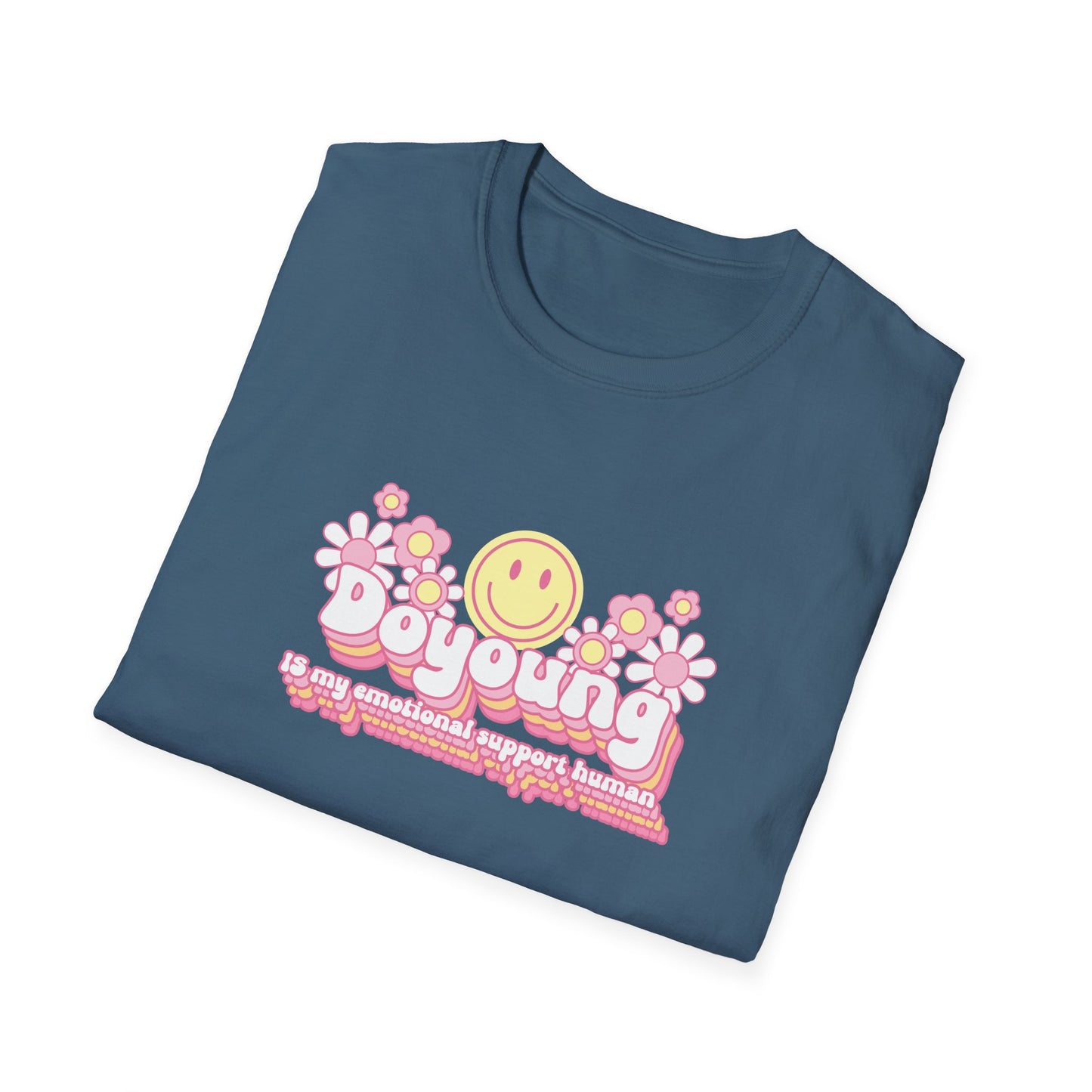 NCT Doyoung is my emotional support human unisex softstyle tshirt because who needs therapy when you have Kim Doyoung