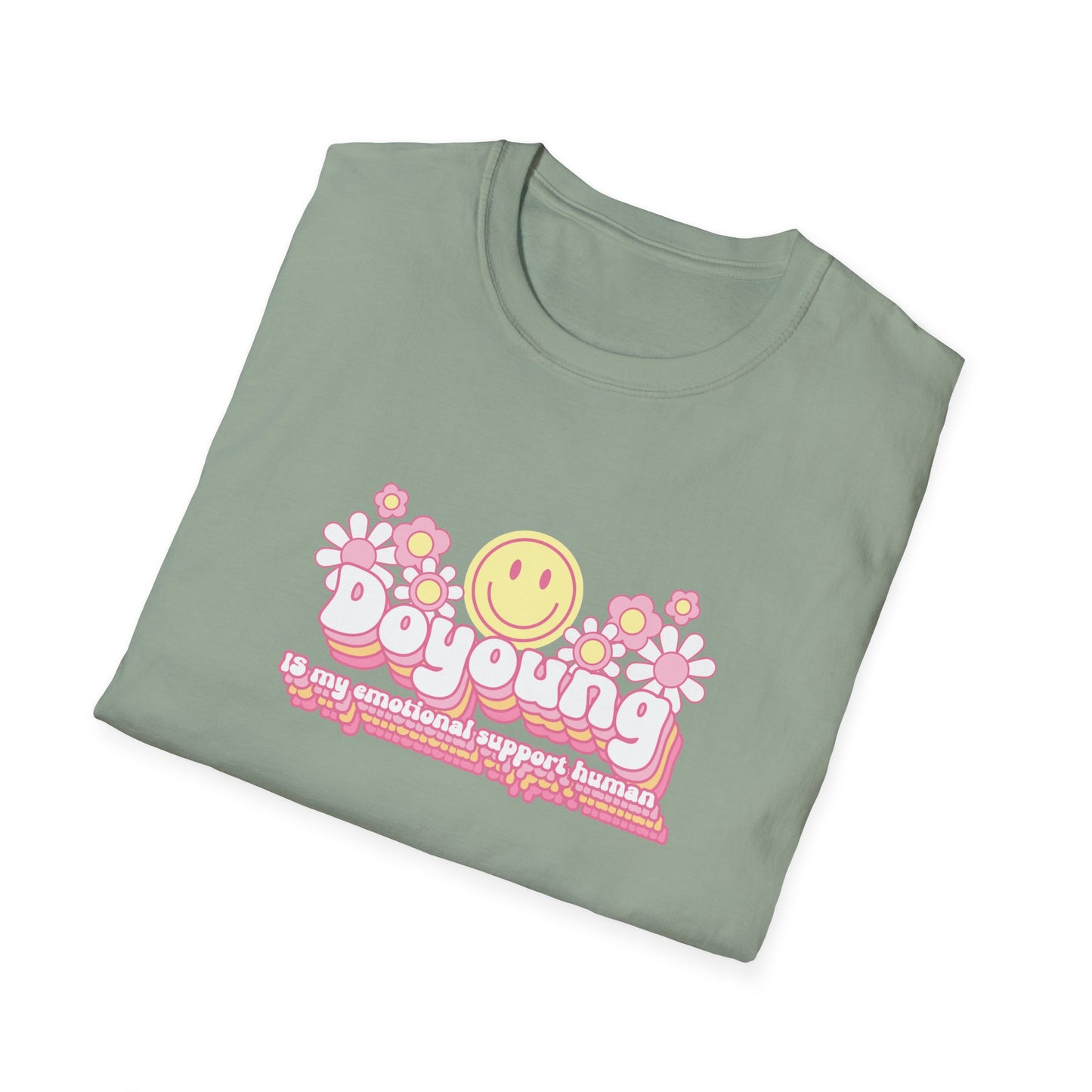 NCT Doyoung is my emotional support human unisex softstyle tshirt because who needs therapy when you have Kim Doyoung