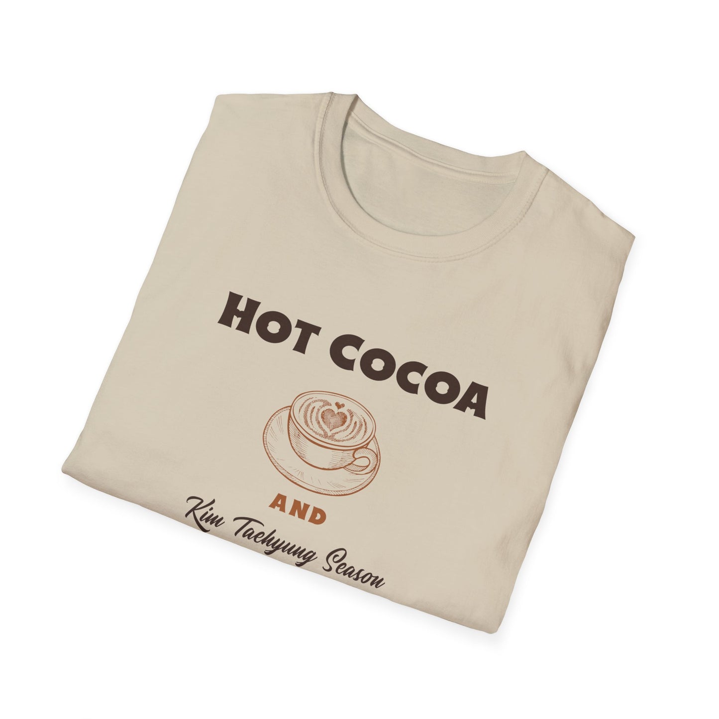 Kim Taehyung and Hot Cocoa Season custom fan shirt