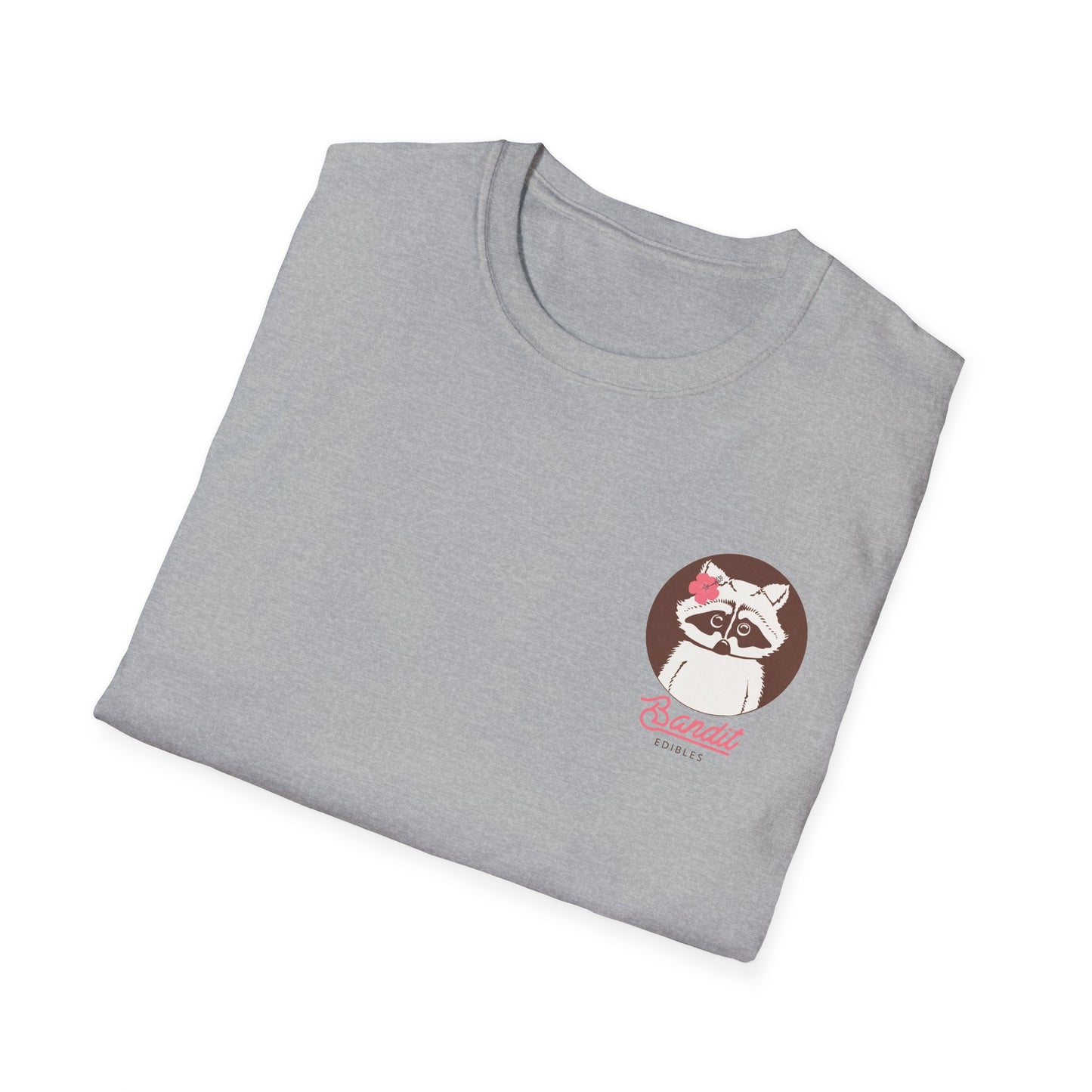 Bandit Edibles Style Your Go-To Summer Tee Surf Style Raccoon Logo