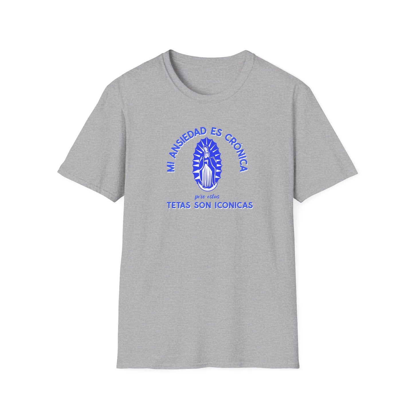 Latina humor Crónica Ansiedad, Icónica Confianza Unisex Statement Tee