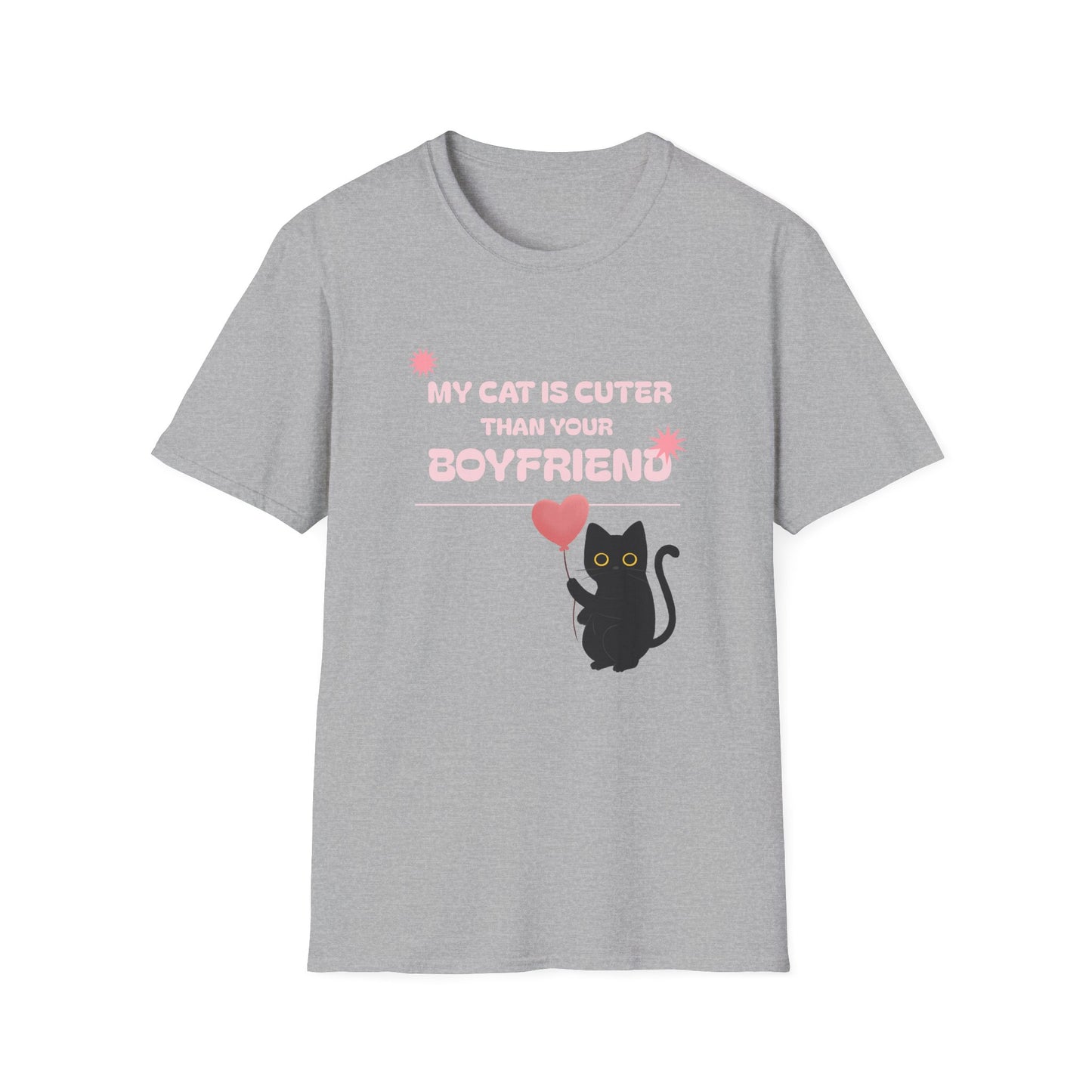 “My Cat Is Cuter Than Your Boyfriend” T-Shirt – Sorry, Not Sorry 😼💅