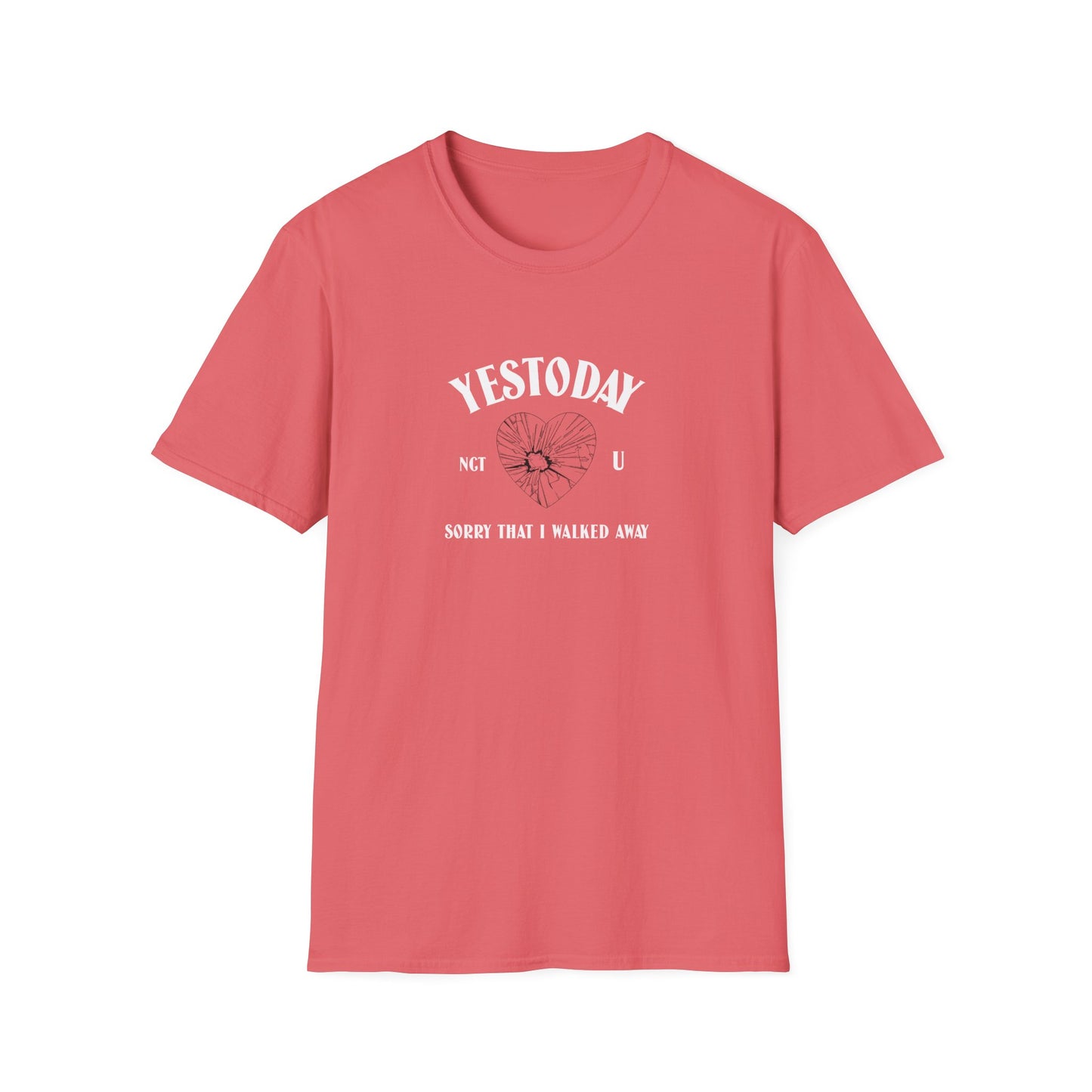 NCT U Yestoday Lyric fan tee unisex softstyle T-Shirt Doyoung Lucas Taeyong Wayv