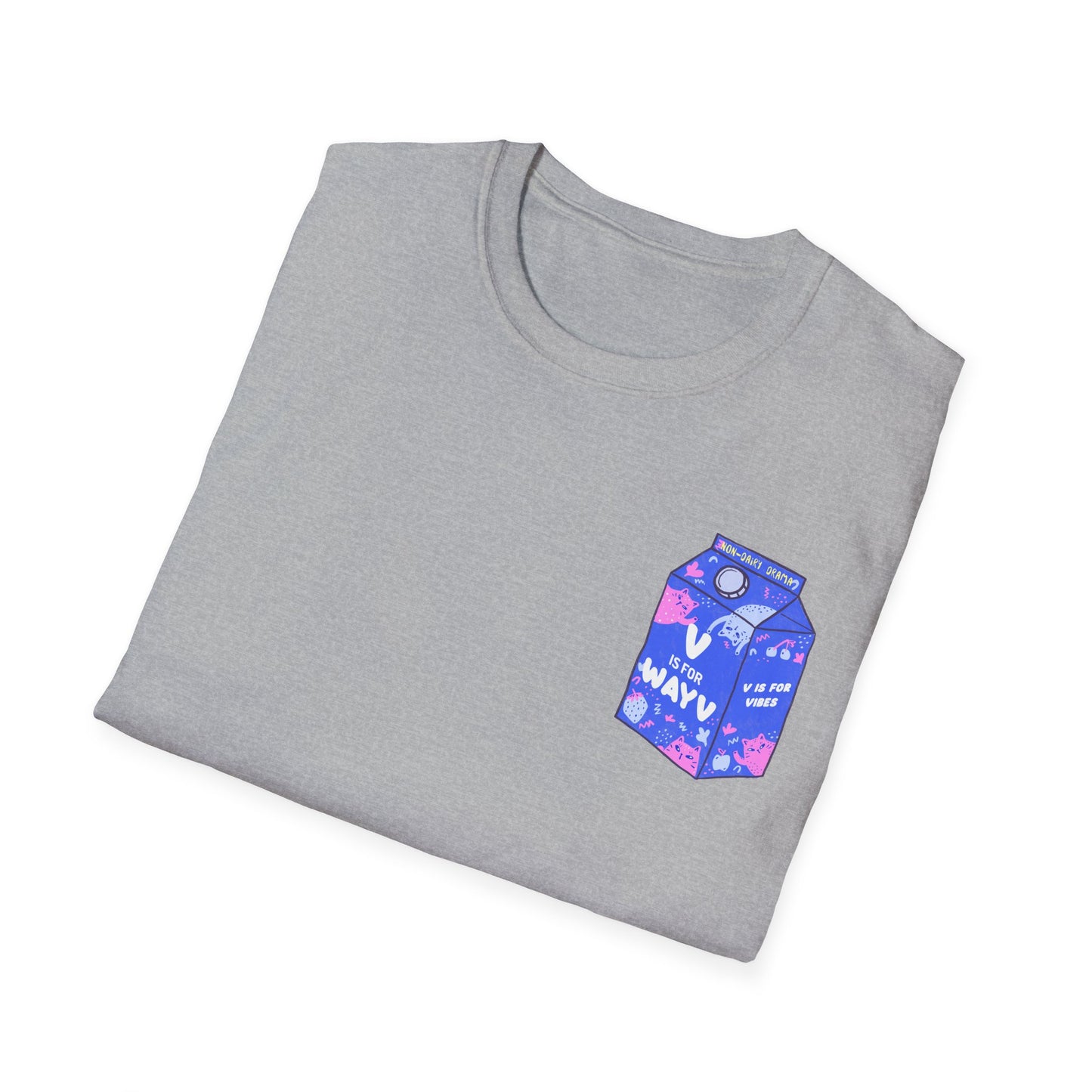 V is for Vibes V is for WayV Tee Got milk? Nah Got WayV Got drama? Well