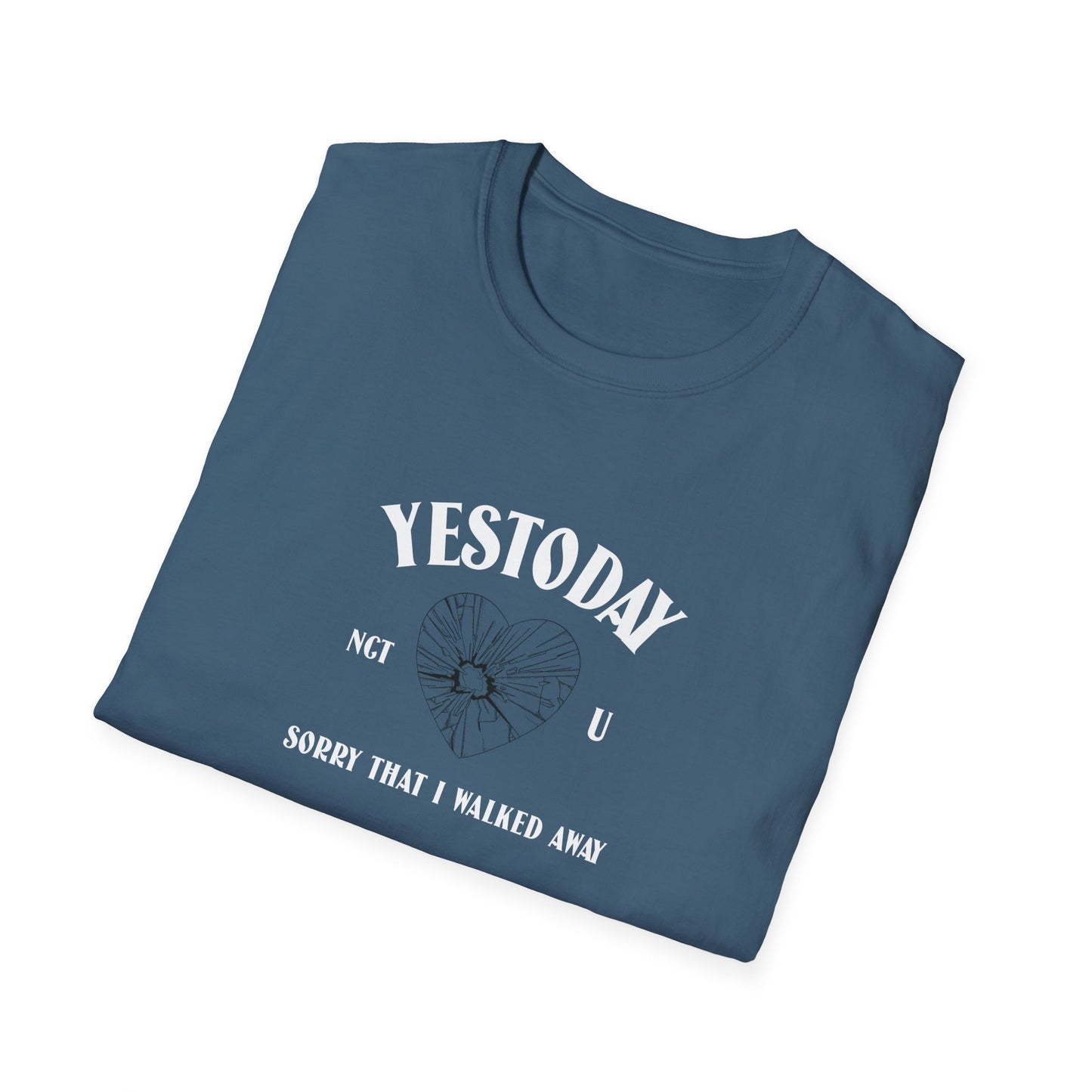 NCT U Yestoday Lyric fan tee unisex softstyle T-Shirt Doyoung Lucas Taeyong Wayv