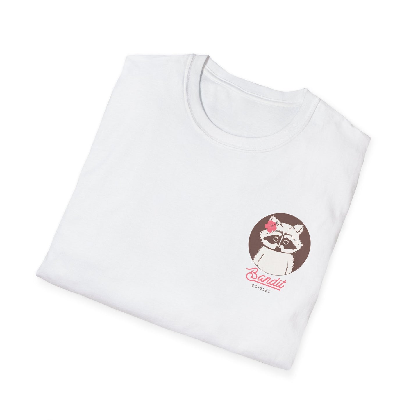 Bandit Edibles Style Your Go-To Summer Tee Surf Style Raccoon Logo