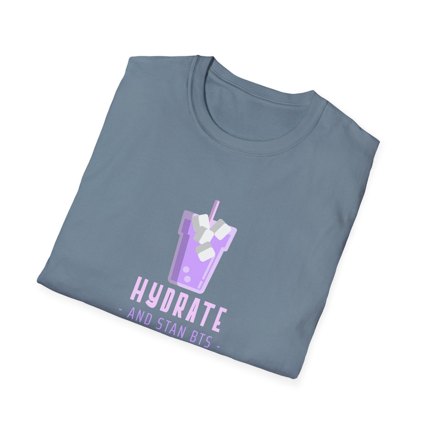 Hydrate & Stan BTS Tee Self-Care But Make It KPop for music and Kpop fans