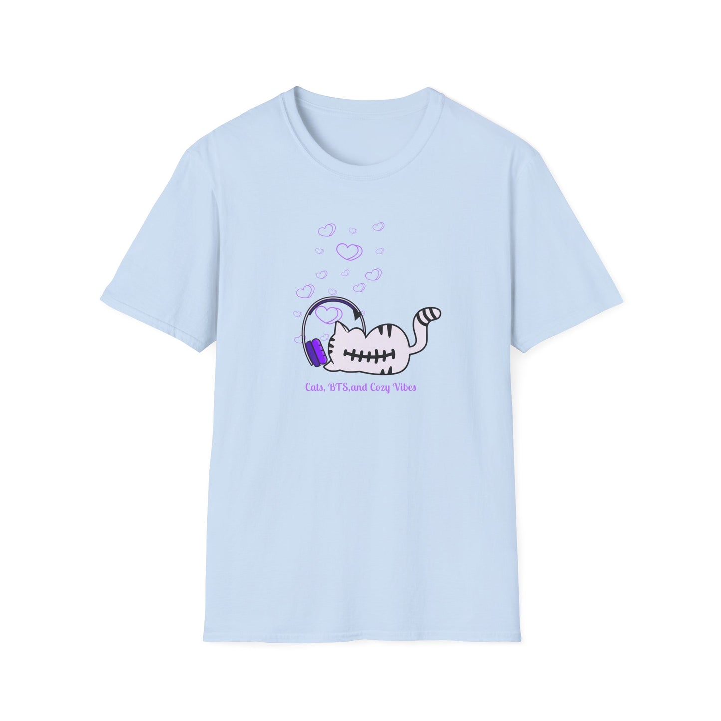 BTS Funny T lofi chill vibes Cats BTS and cozy vibes custom fan shirt