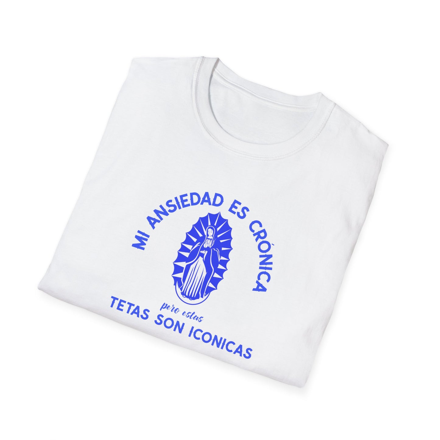 Latina humor Crónica Ansiedad, Icónica Confianza Unisex Statement Tee