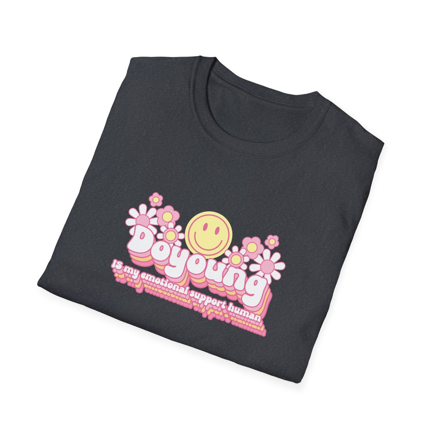 NCT Doyoung is my emotional support human unisex softstyle tshirt because who needs therapy when you have Kim Doyoung
