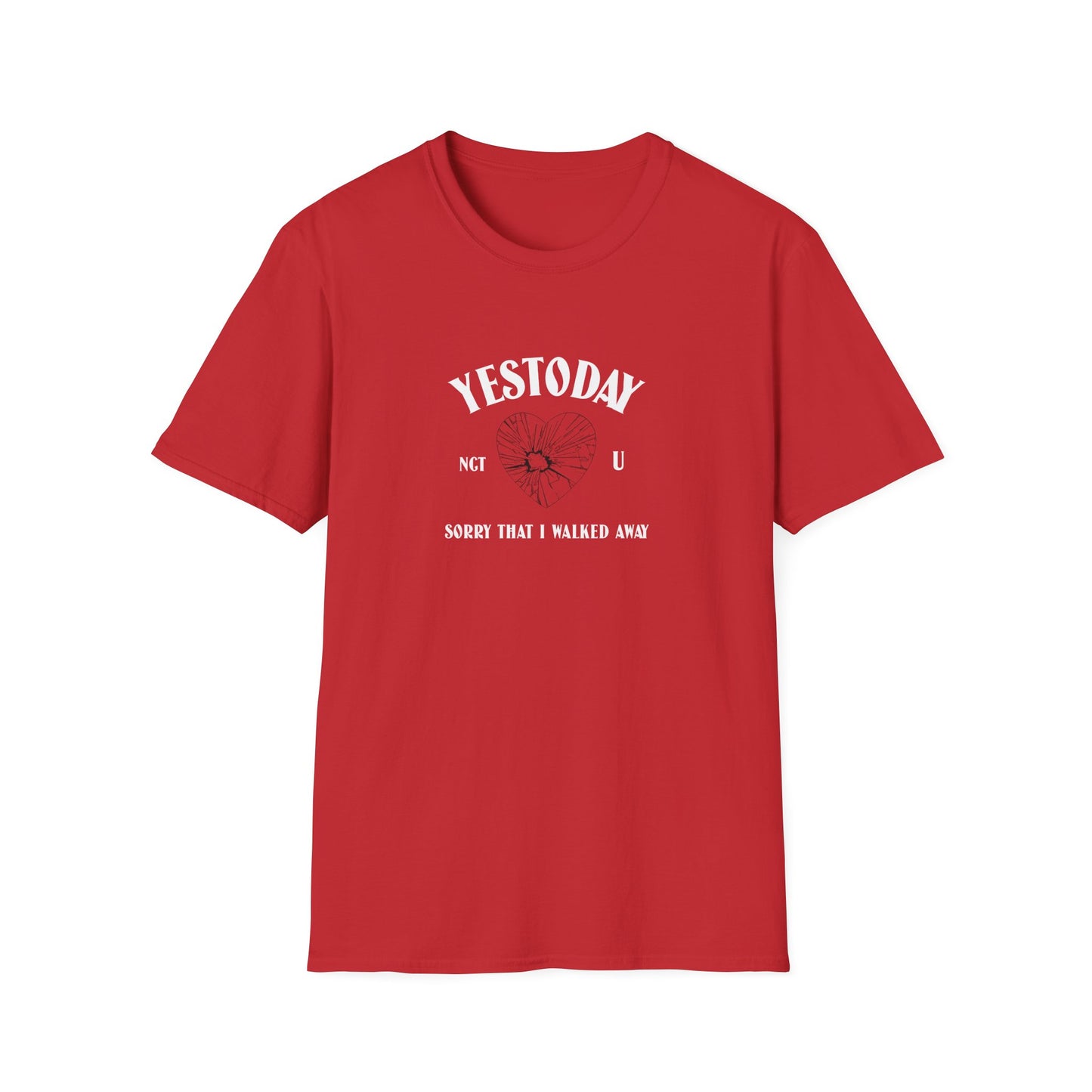 NCT U Yestoday Lyric fan tee unisex softstyle T-Shirt Doyoung Lucas Taeyong Wayv