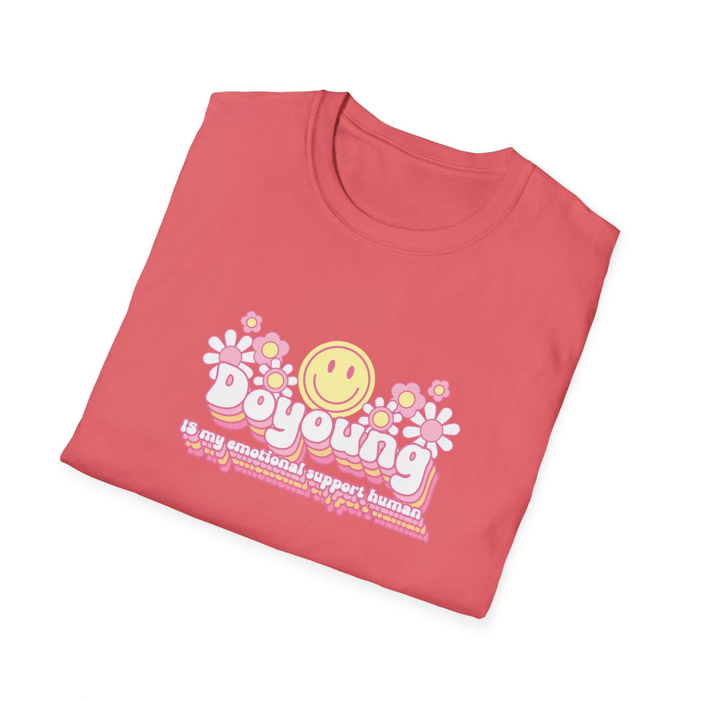 NCT Doyoung is my emotional support human unisex softstyle tshirt because who needs therapy when you have Kim Doyoung