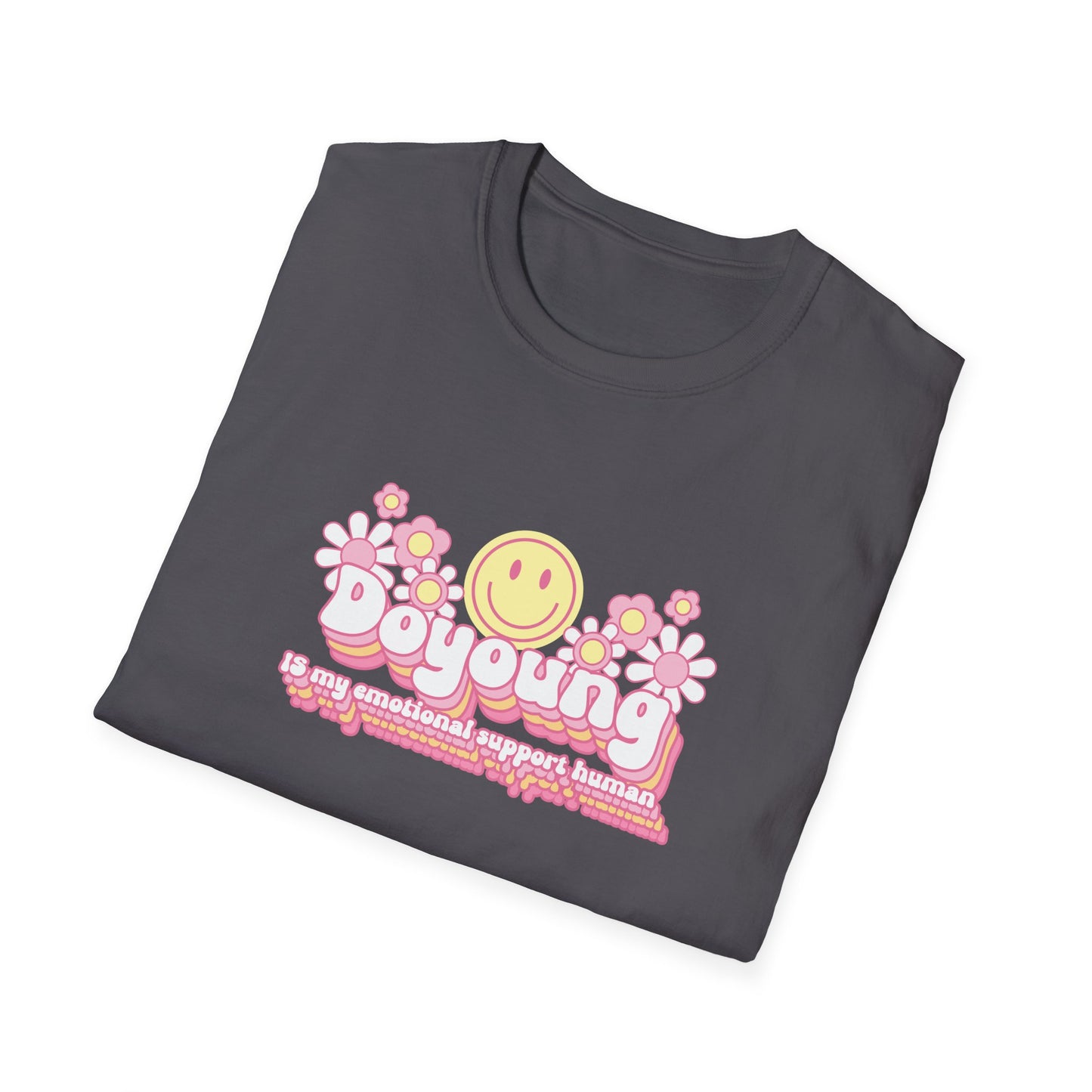 NCT Doyoung is my emotional support human unisex softstyle tshirt because who needs therapy when you have Kim Doyoung
