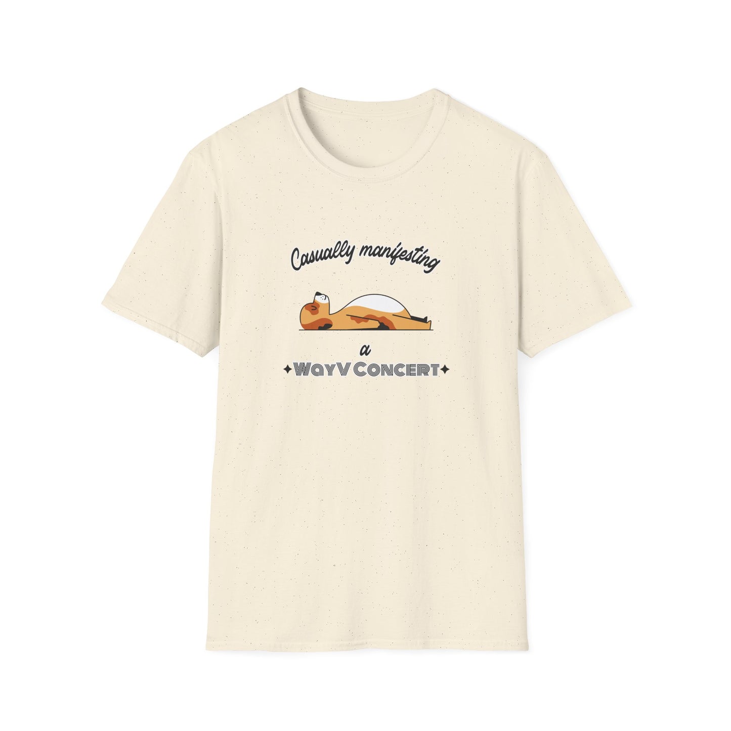 NCT WayV Bella Quietly manifesting a WayV concert custom fan shirt