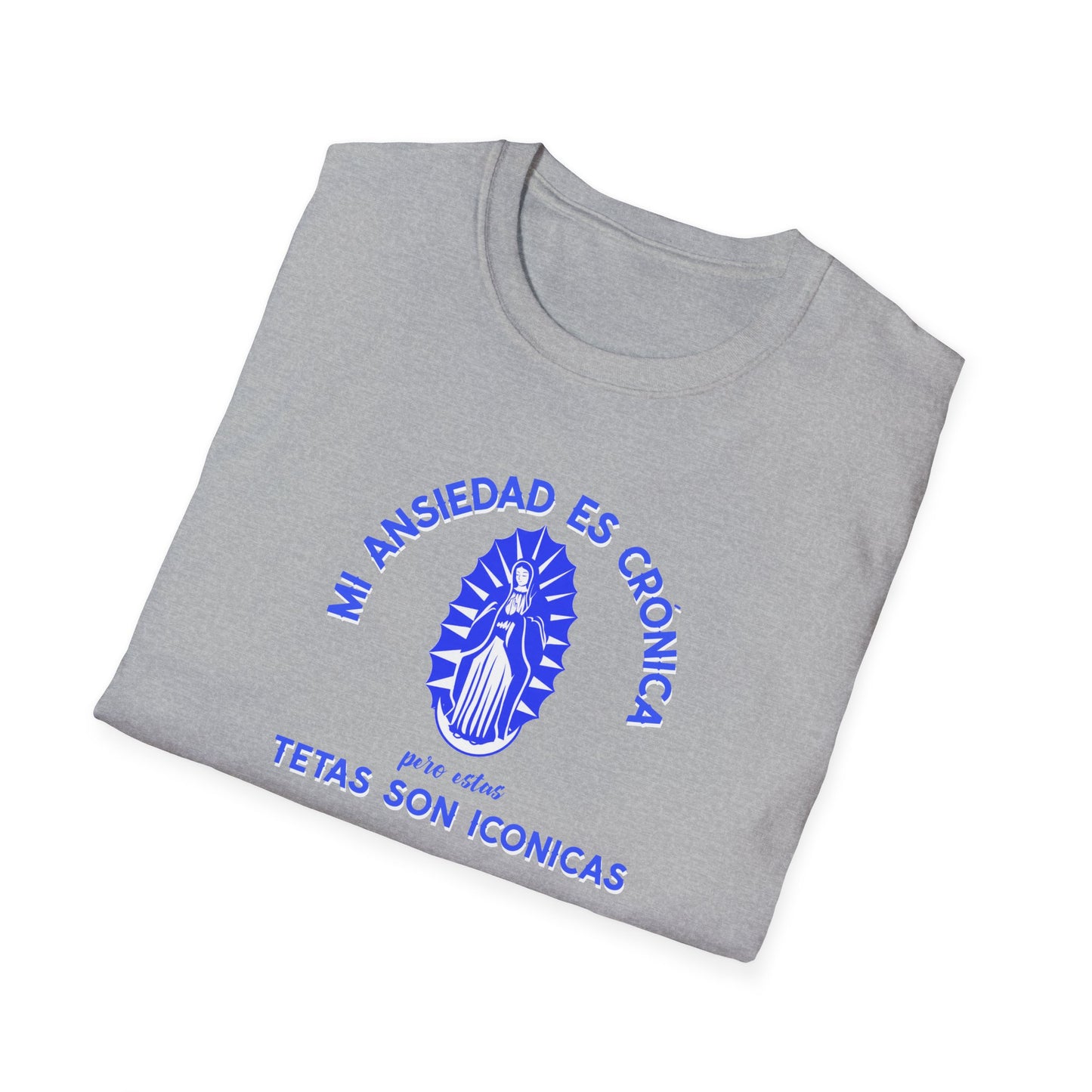 Latina humor Crónica Ansiedad, Icónica Confianza Unisex Statement Tee