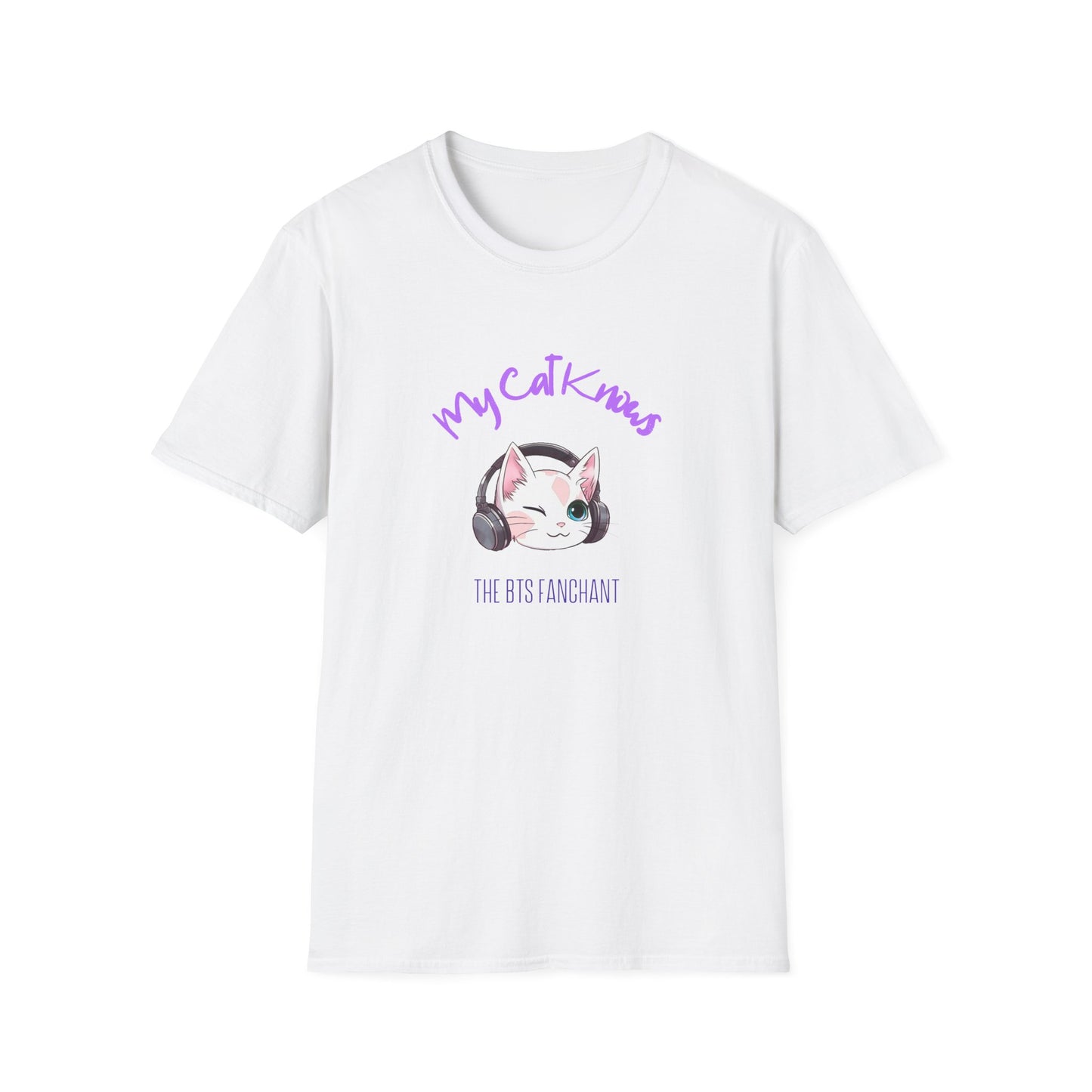 BTS Funny T My cat knows the BTS fanchant custom fan shirt